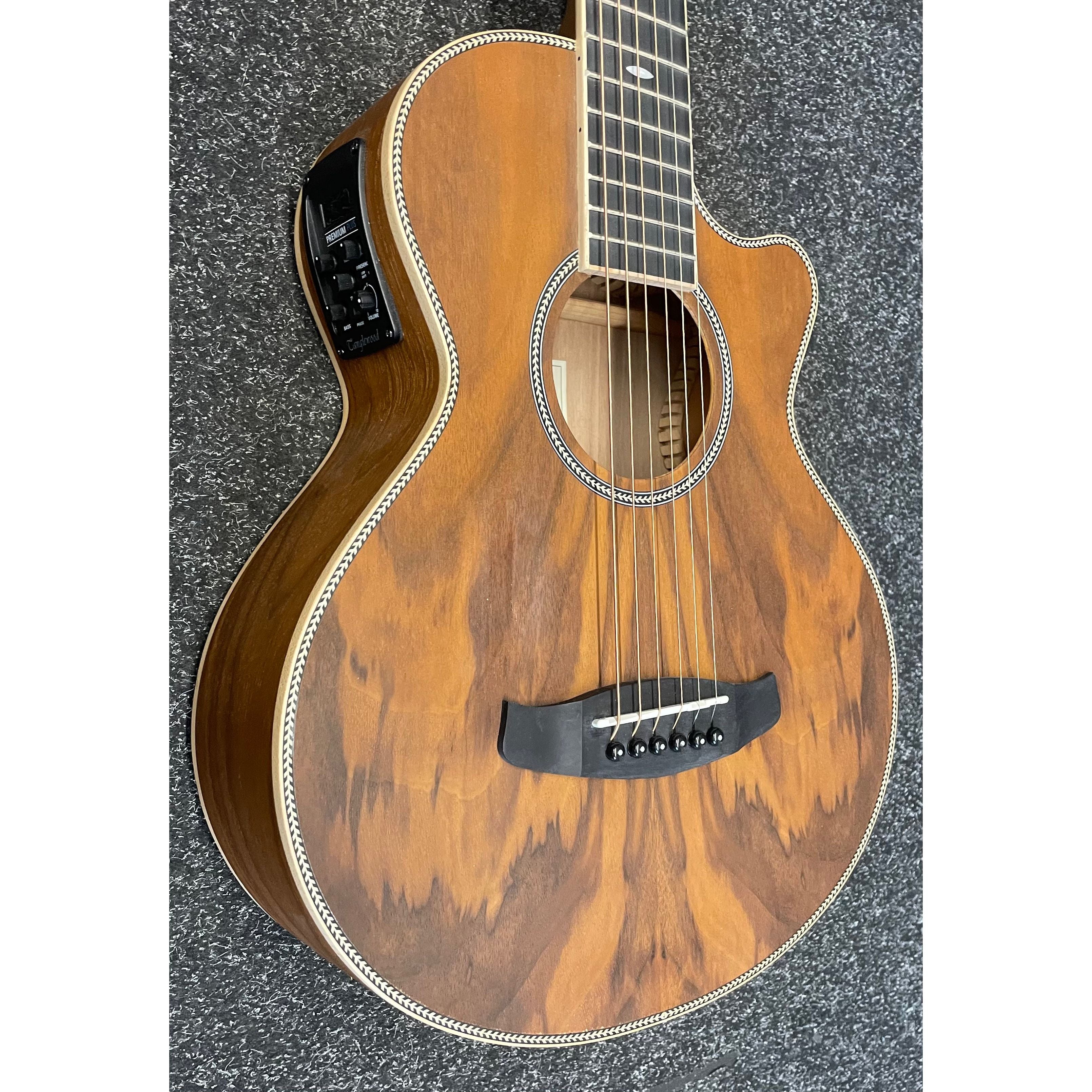 Tanglewood Reunion Pro Travel Electro Acoustic Guitar in Black Walnut B STOCK