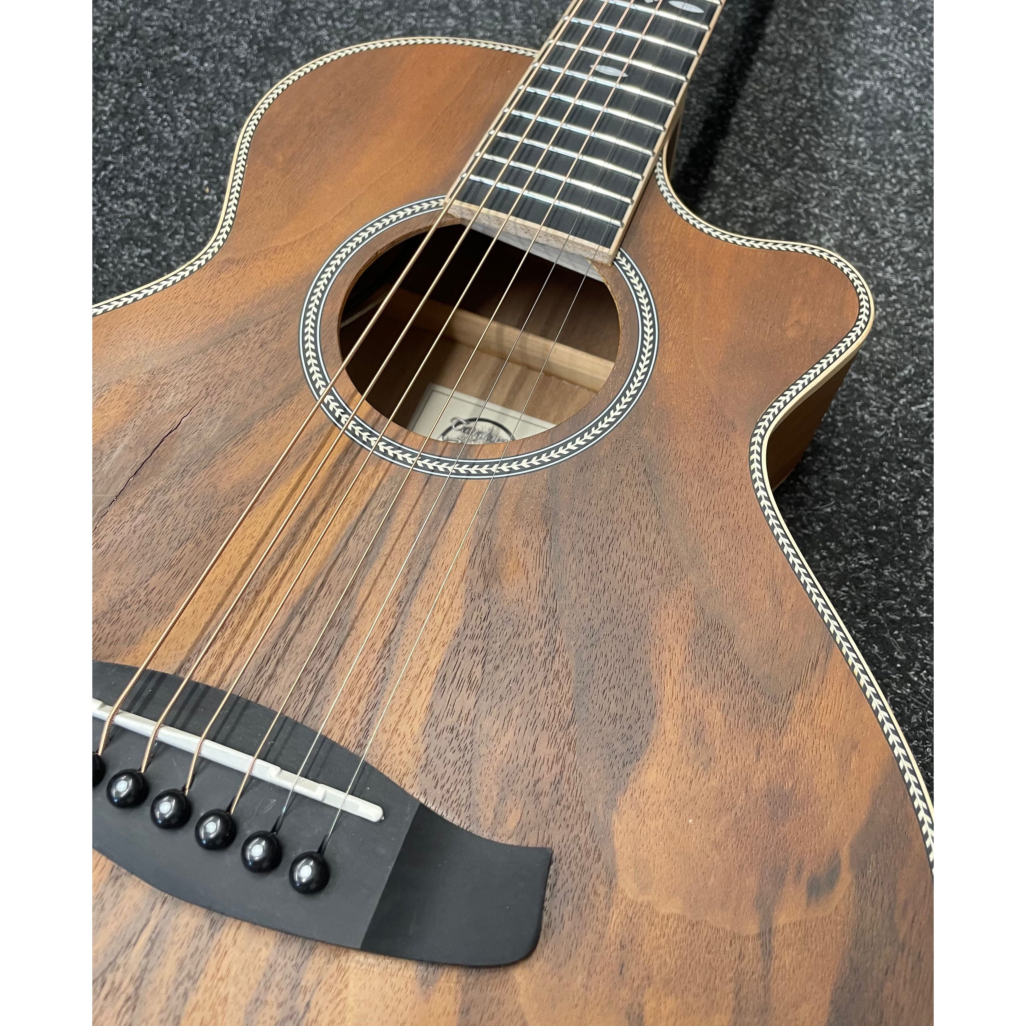 Tanglewood Reunion Pro Travel Electro Acoustic Guitar in Black Walnut B STOCK