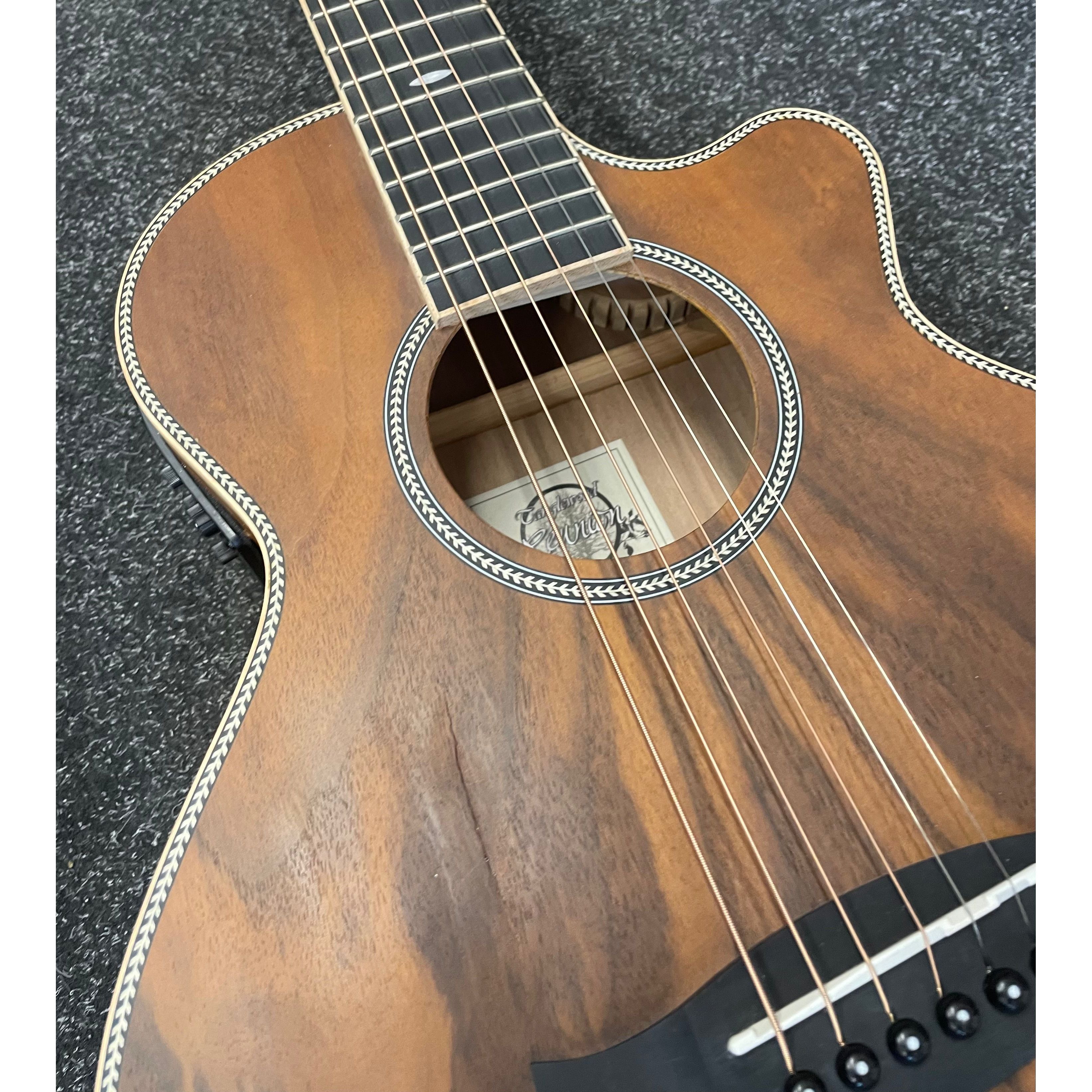 Tanglewood Reunion Pro Travel Electro Acoustic Guitar in Black Walnut B STOCK