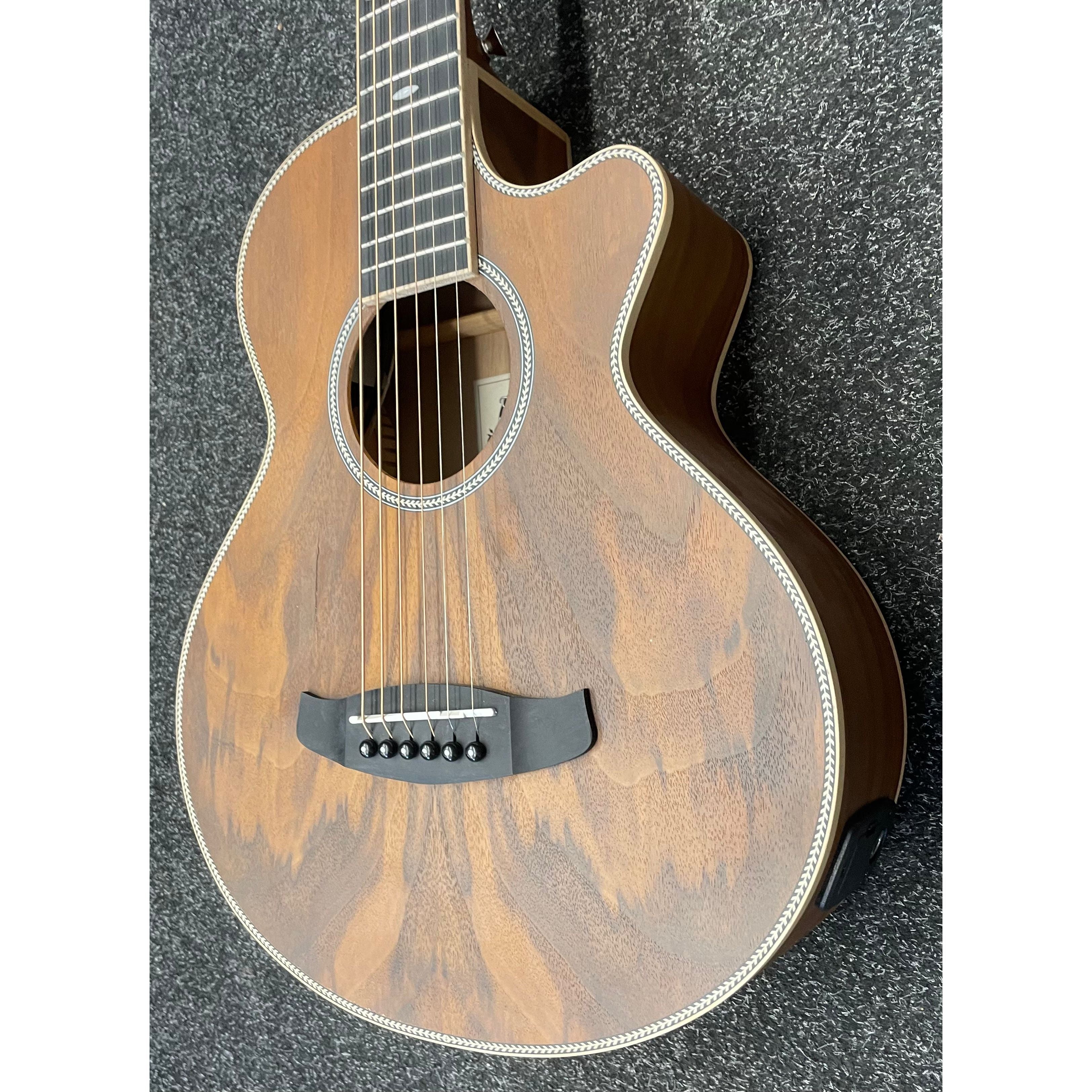 Tanglewood Reunion Pro Travel Electro Acoustic Guitar in Black Walnut B STOCK