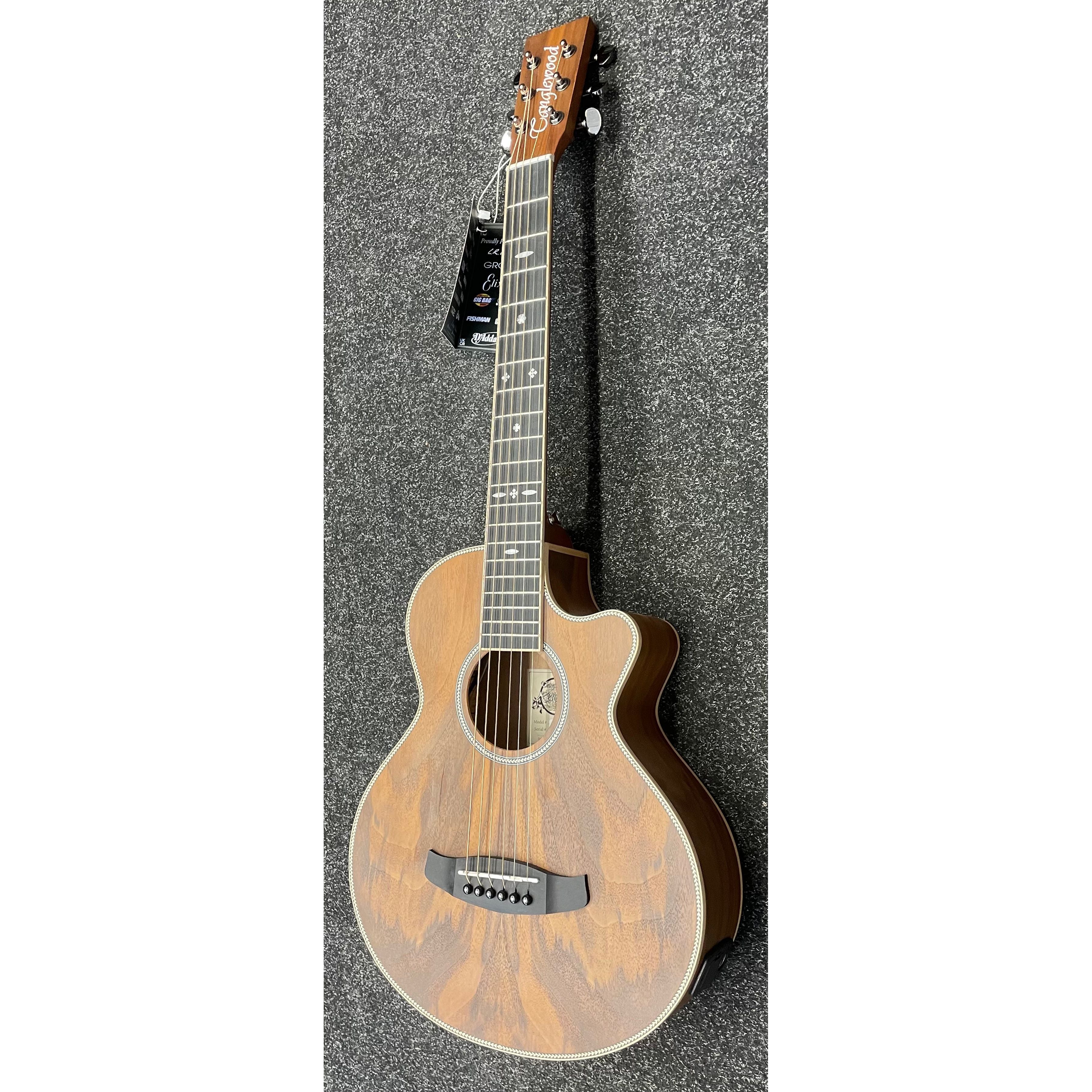 Tanglewood Reunion Pro Travel Electro Acoustic Guitar in Black Walnut B STOCK