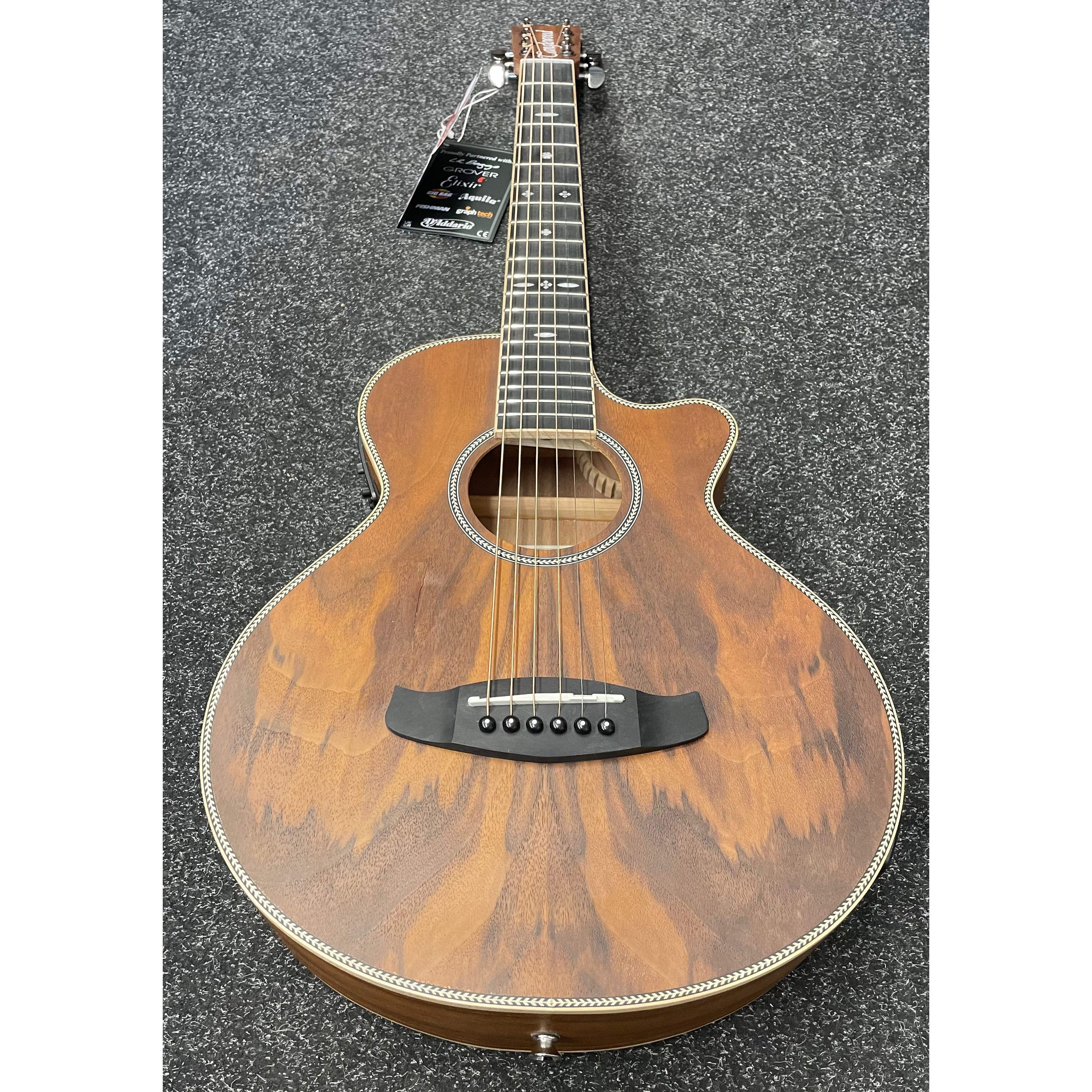Tanglewood Reunion Pro Travel Electro Acoustic Guitar in Black Walnut B STOCK