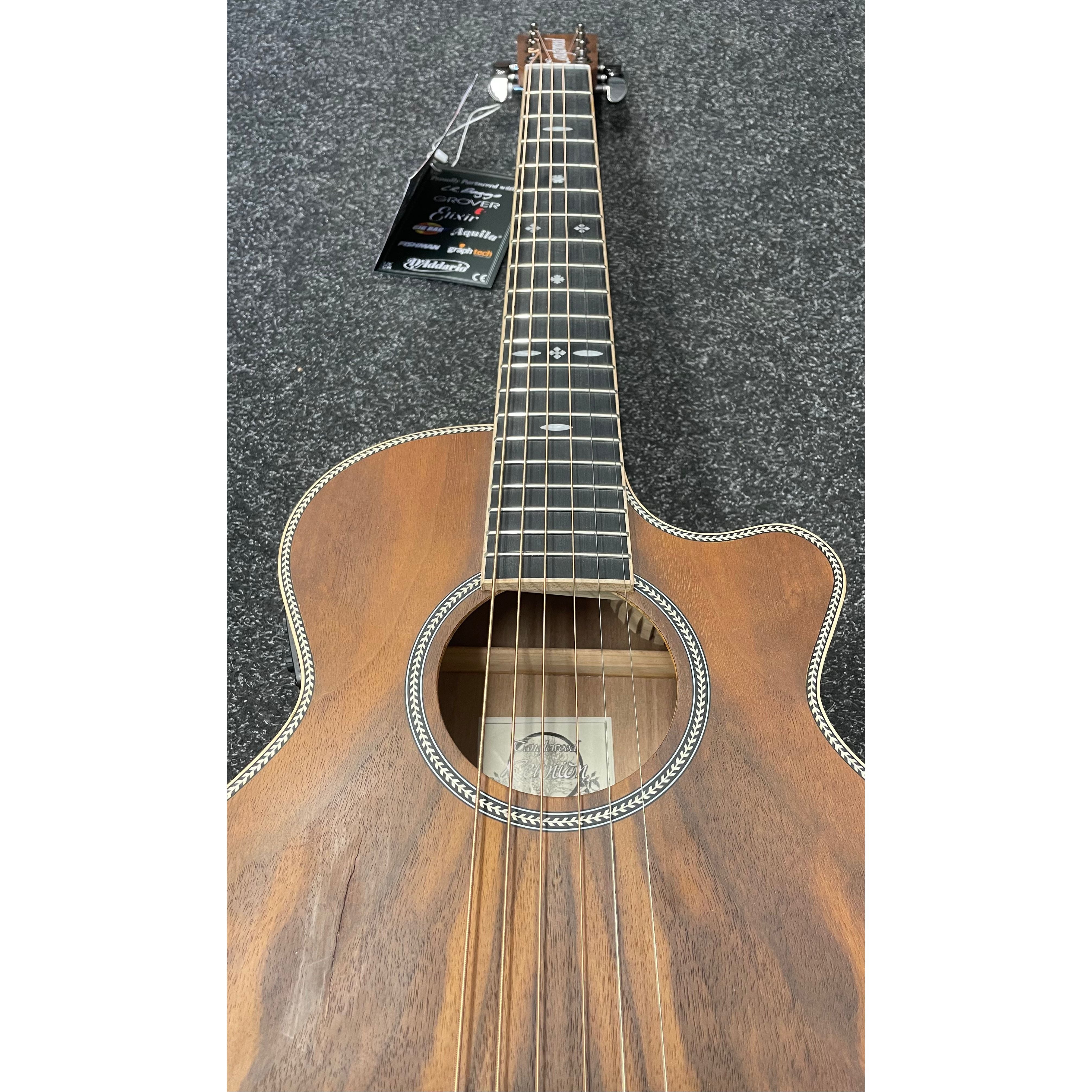Tanglewood Reunion Pro Travel Electro Acoustic Guitar in Black Walnut B STOCK