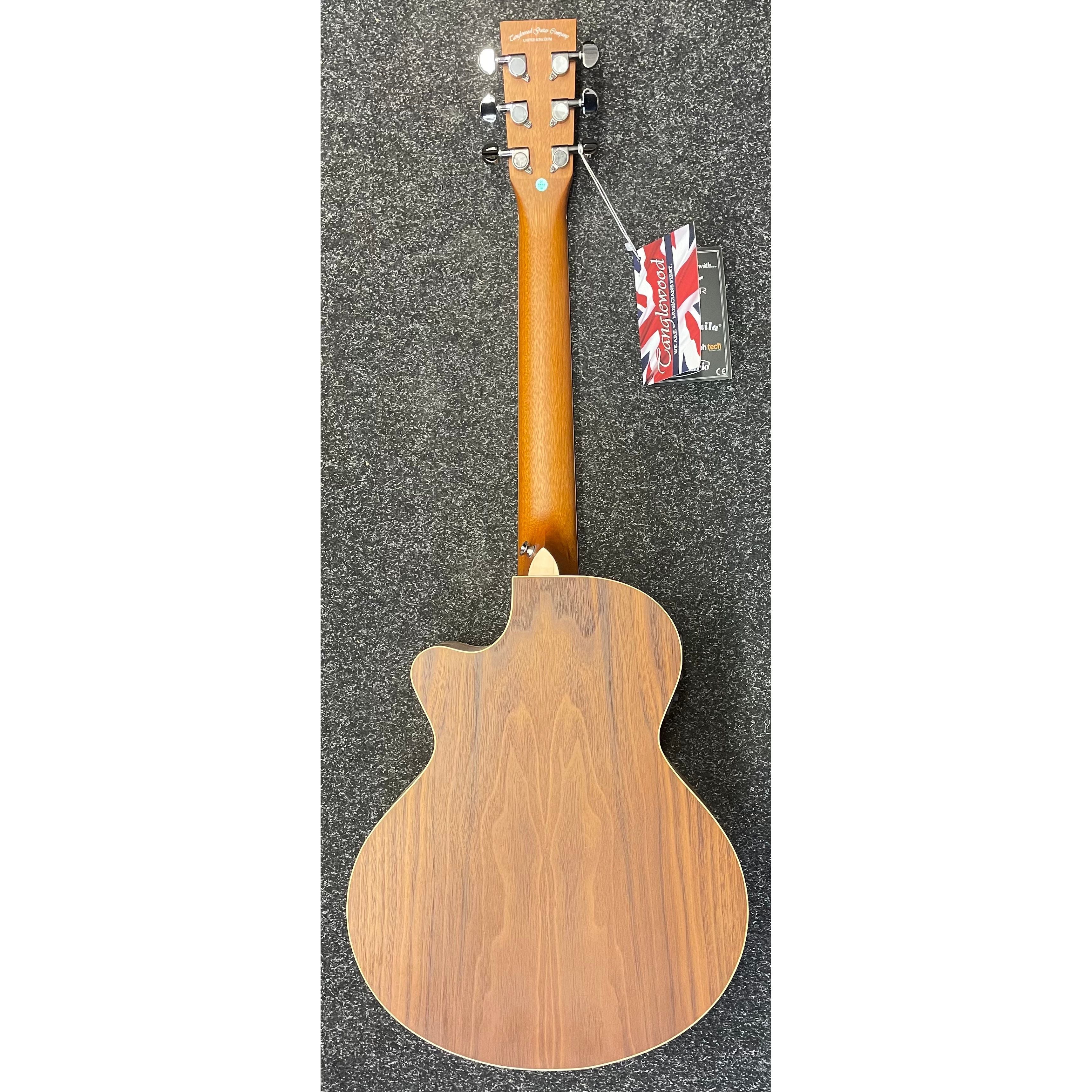 Tanglewood Reunion Pro Travel Electro Acoustic Guitar in Black Walnut B STOCK