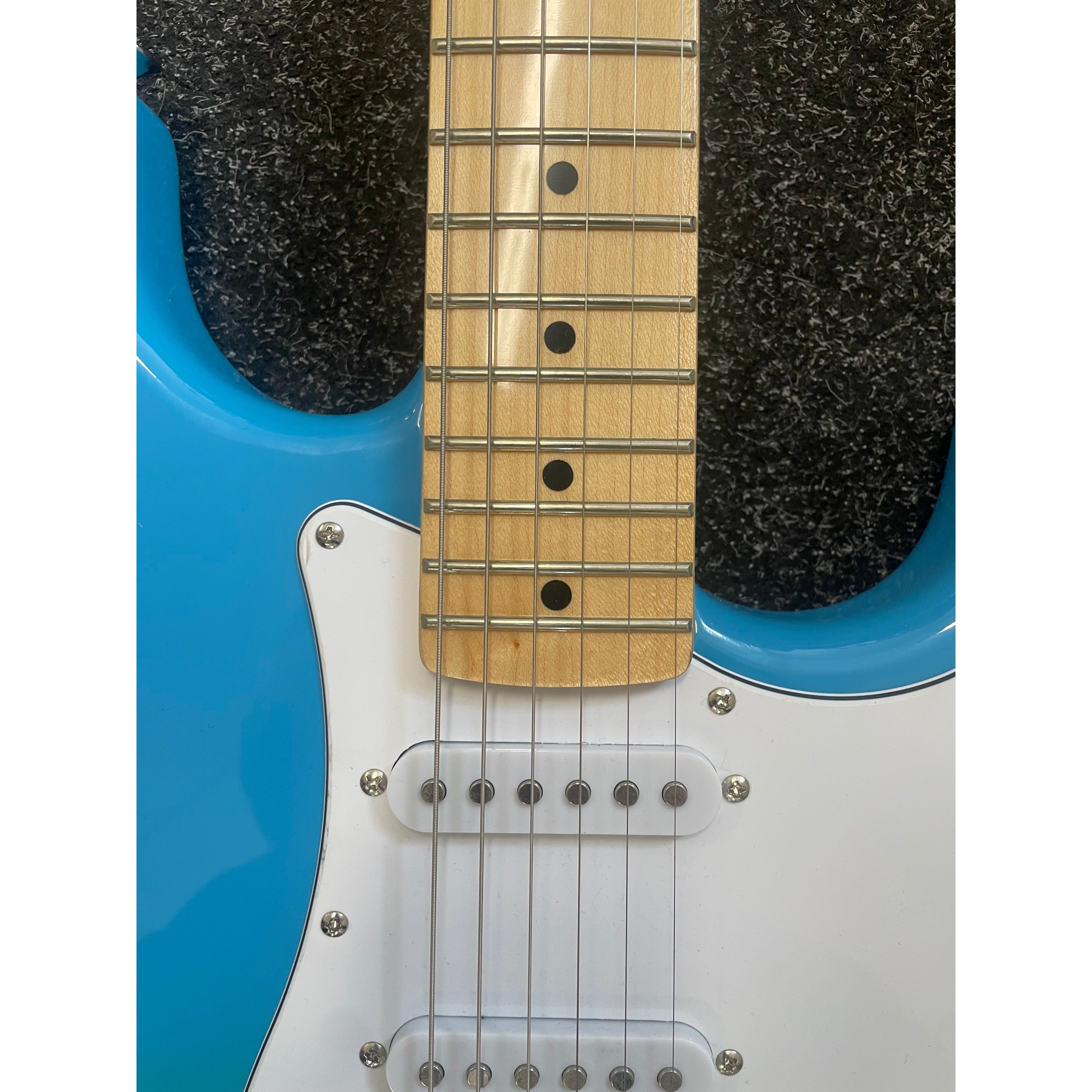 SX Strat Style Modern Series Electric Guitar in Blue Fade with Gigbag Pre-Owned