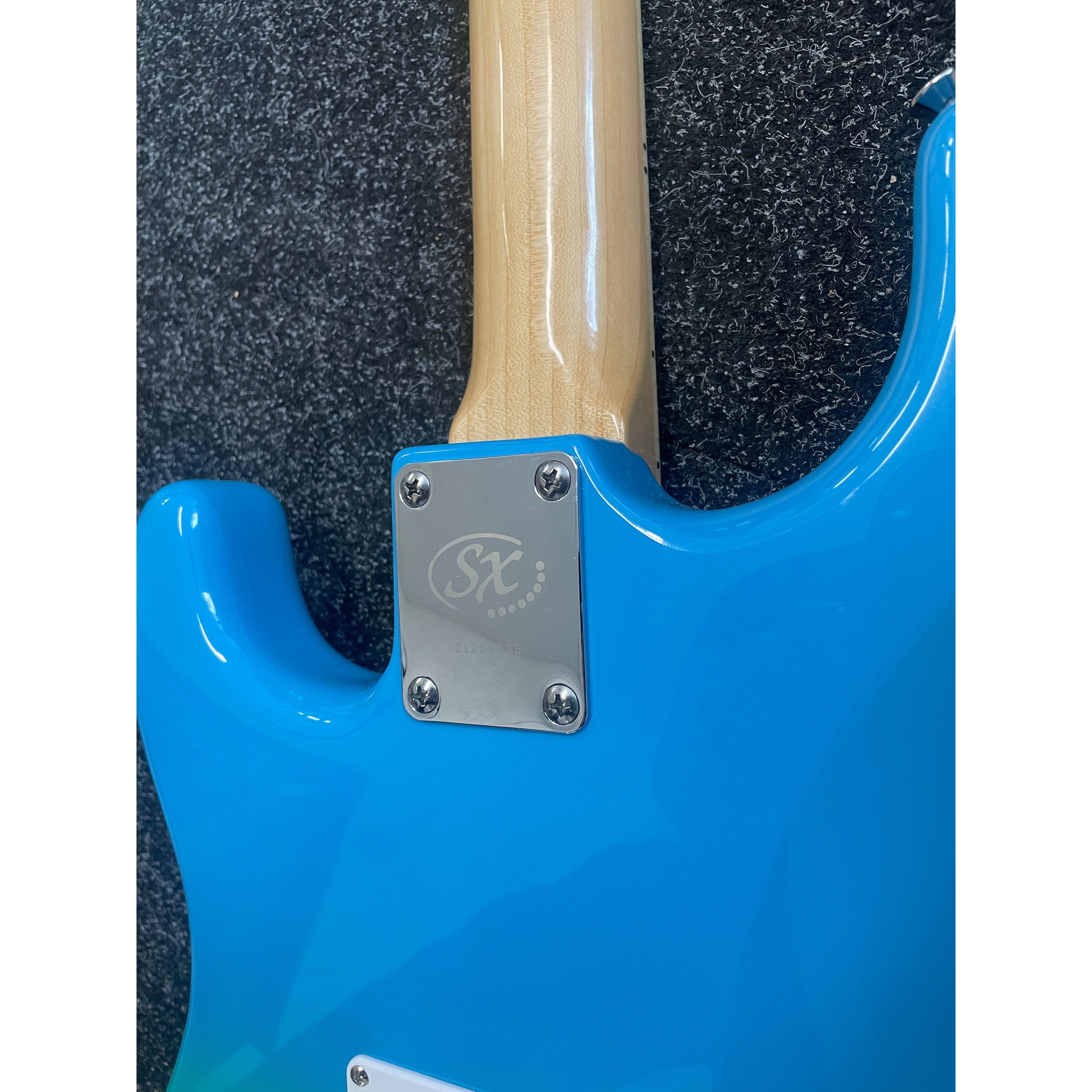 SX Strat Style Modern Series Electric Guitar in Blue Fade with Gigbag Pre-Owned