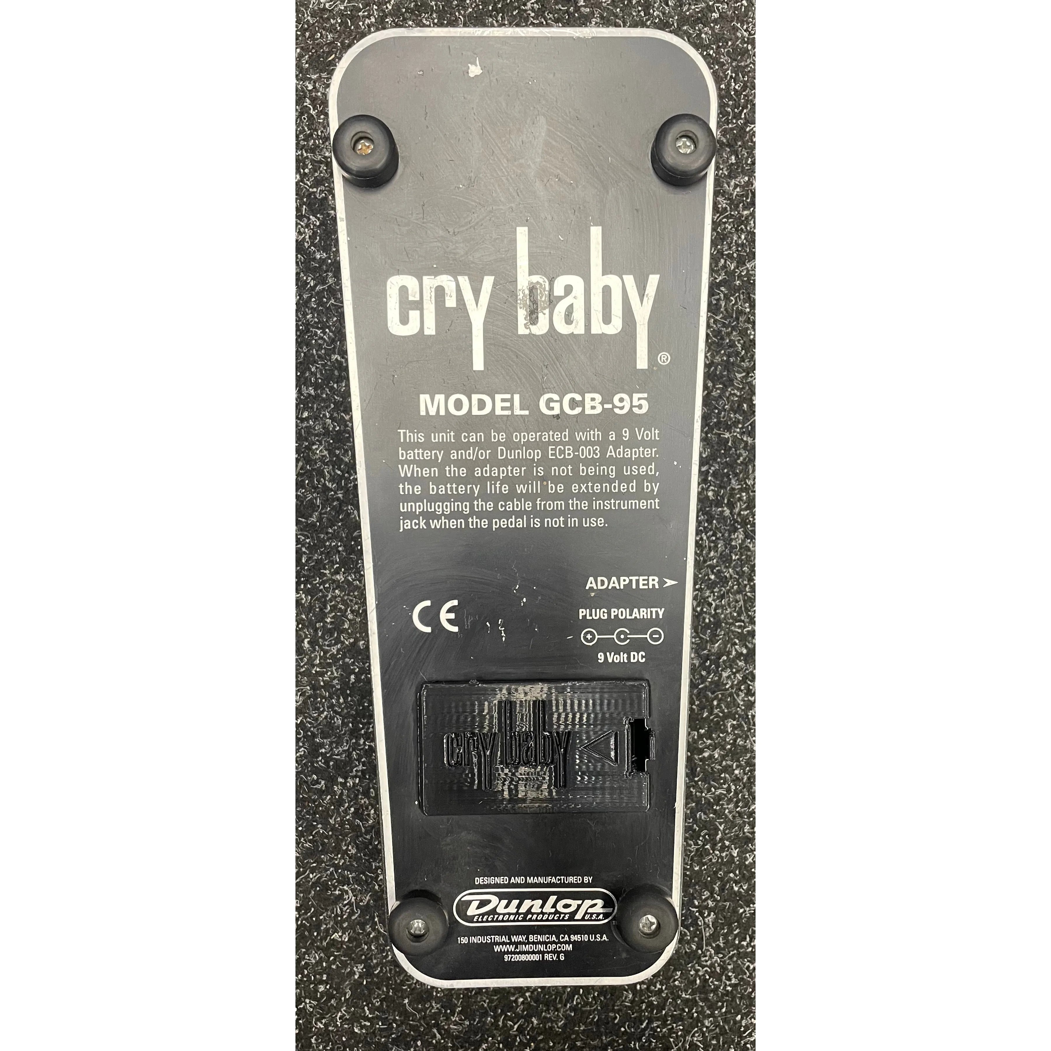Dunlop Crybaby Wah GCB-95 Guitar Envelope Pedal with Bag Pre-Owned