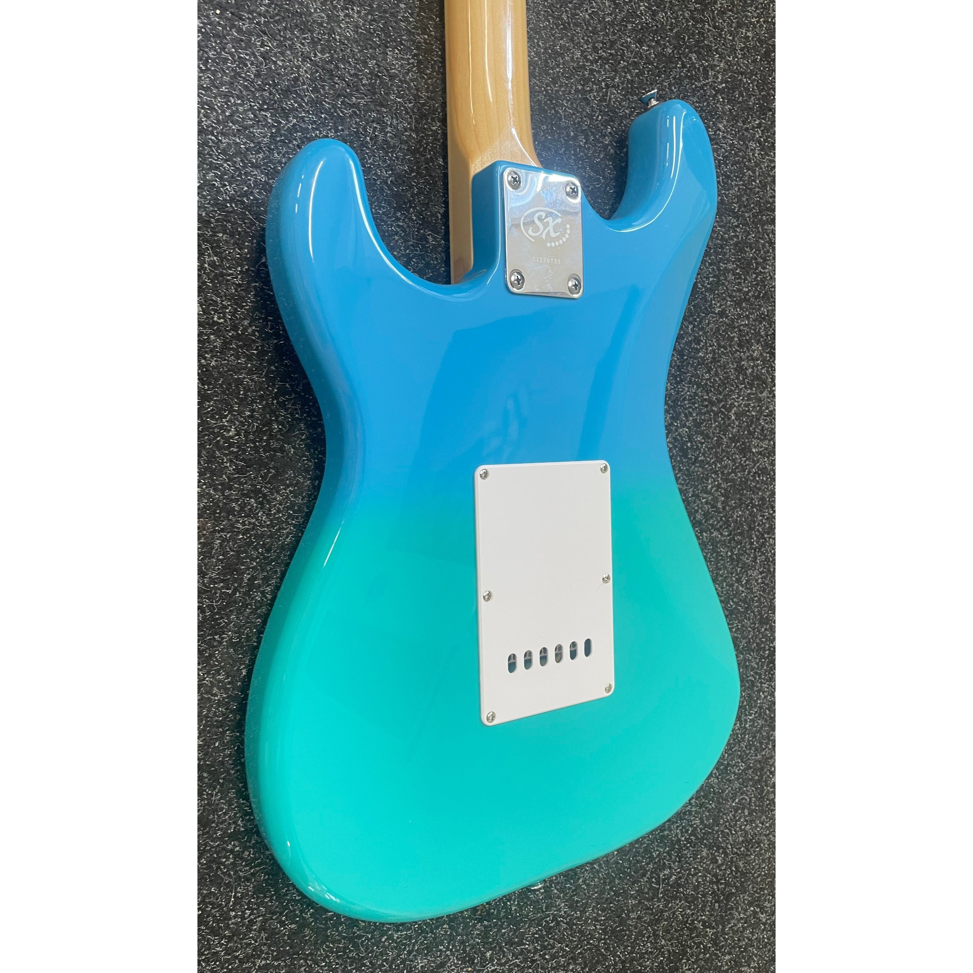SX Strat Style Modern Series Electric Guitar in Blue Fade with Gigbag Pre-Owned