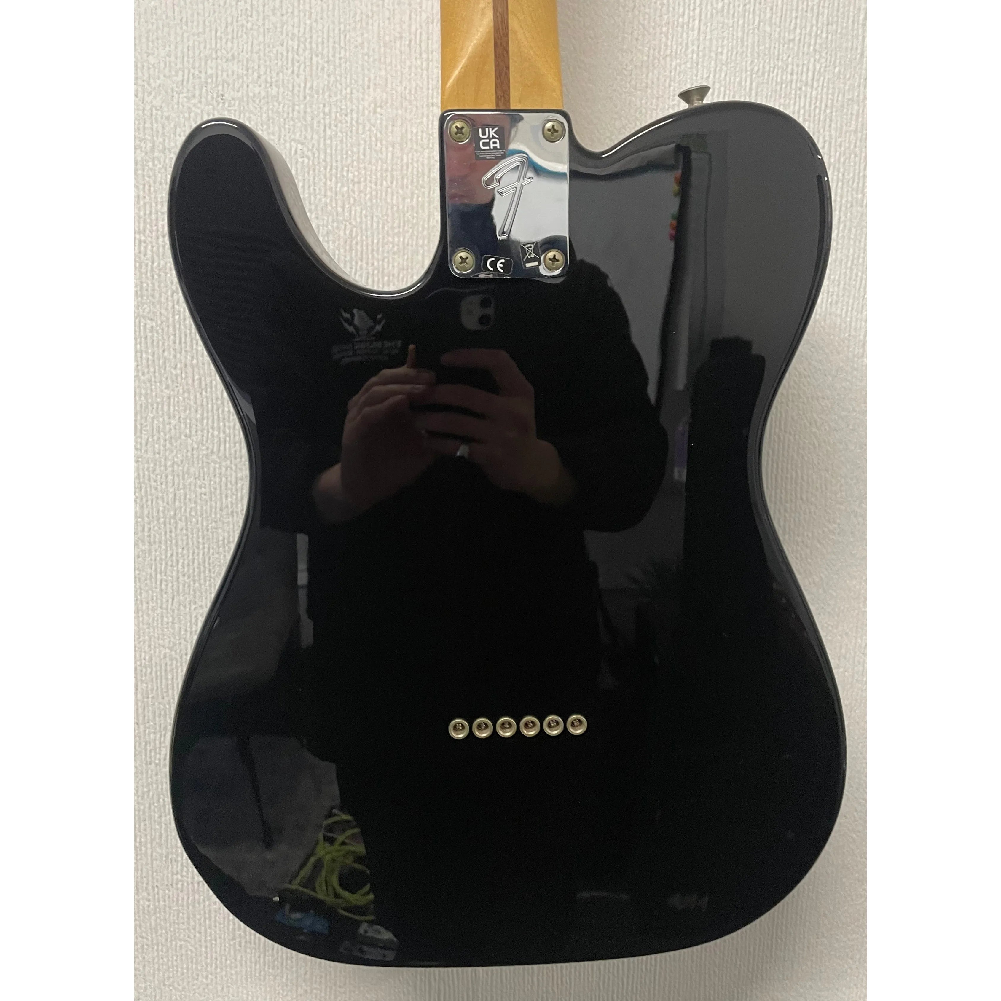 Fender Player Telecaster in Black, Mexican, 2021, 75th Anniversary Model with Gator Hardcase Pre-Owned