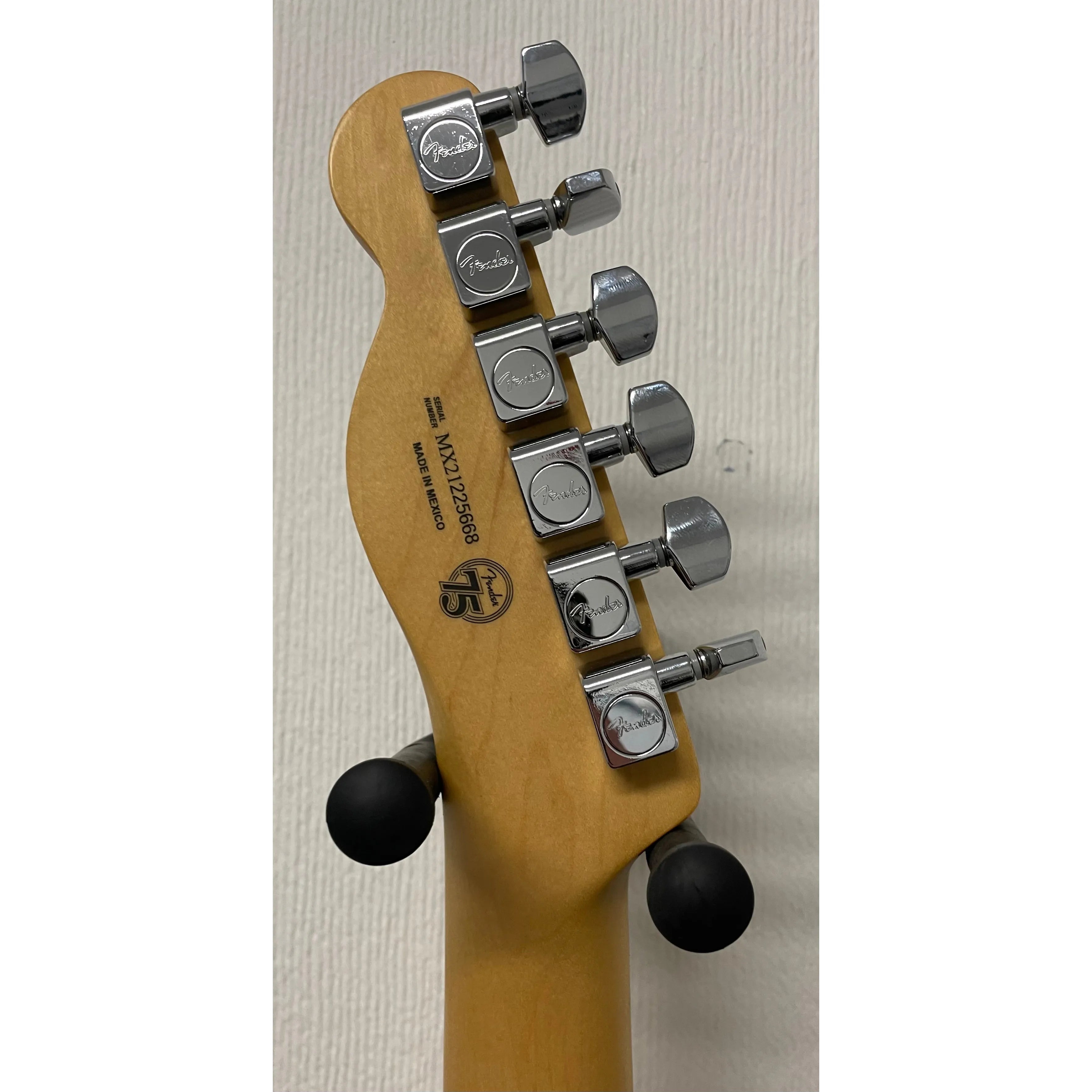 Fender Player Telecaster in Black, Mexican, 2021, 75th Anniversary Model with Gator Hardcase Pre-Owned