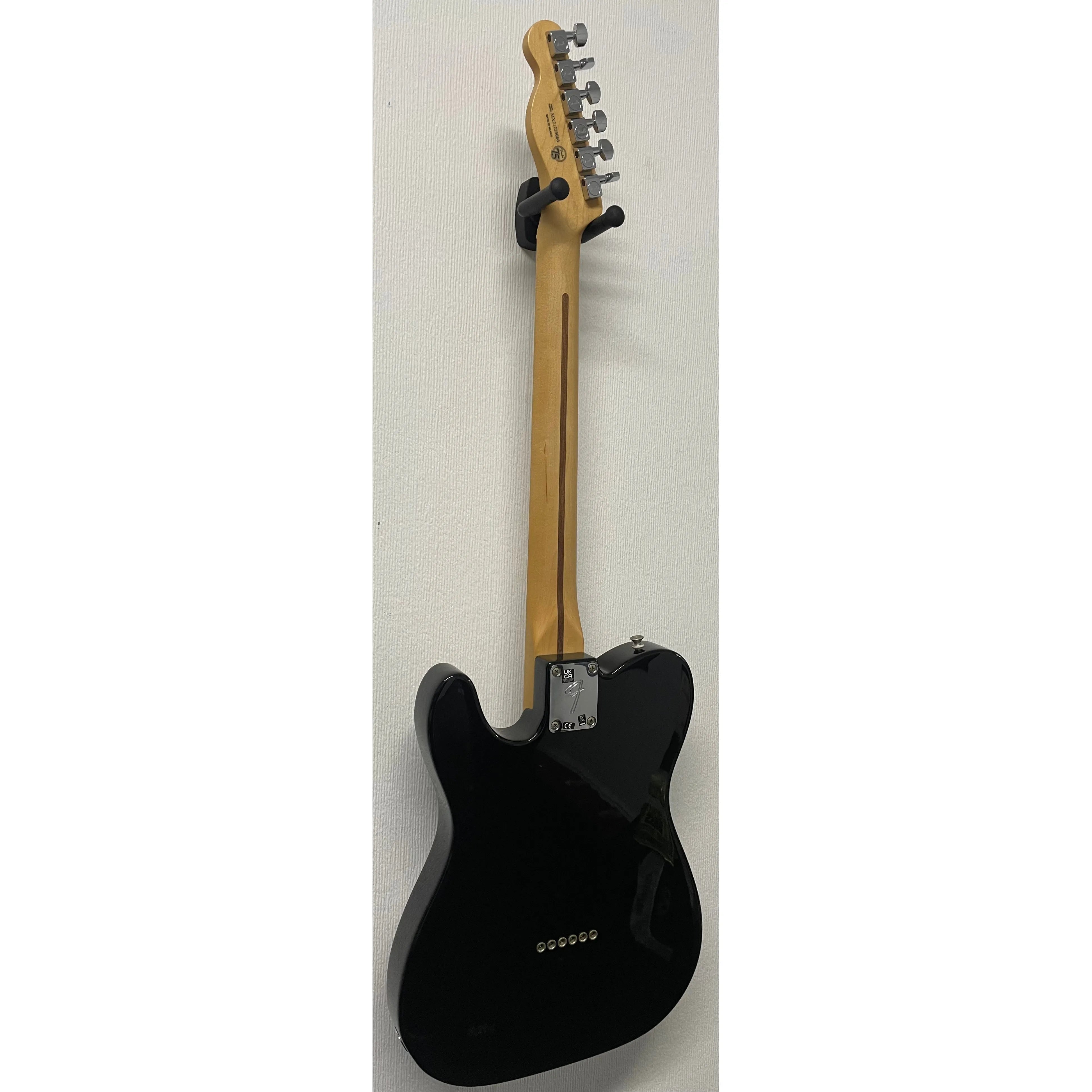 Fender Player Telecaster in Black, Mexican, 2021, 75th Anniversary Model with Gator Hardcase Pre-Owned