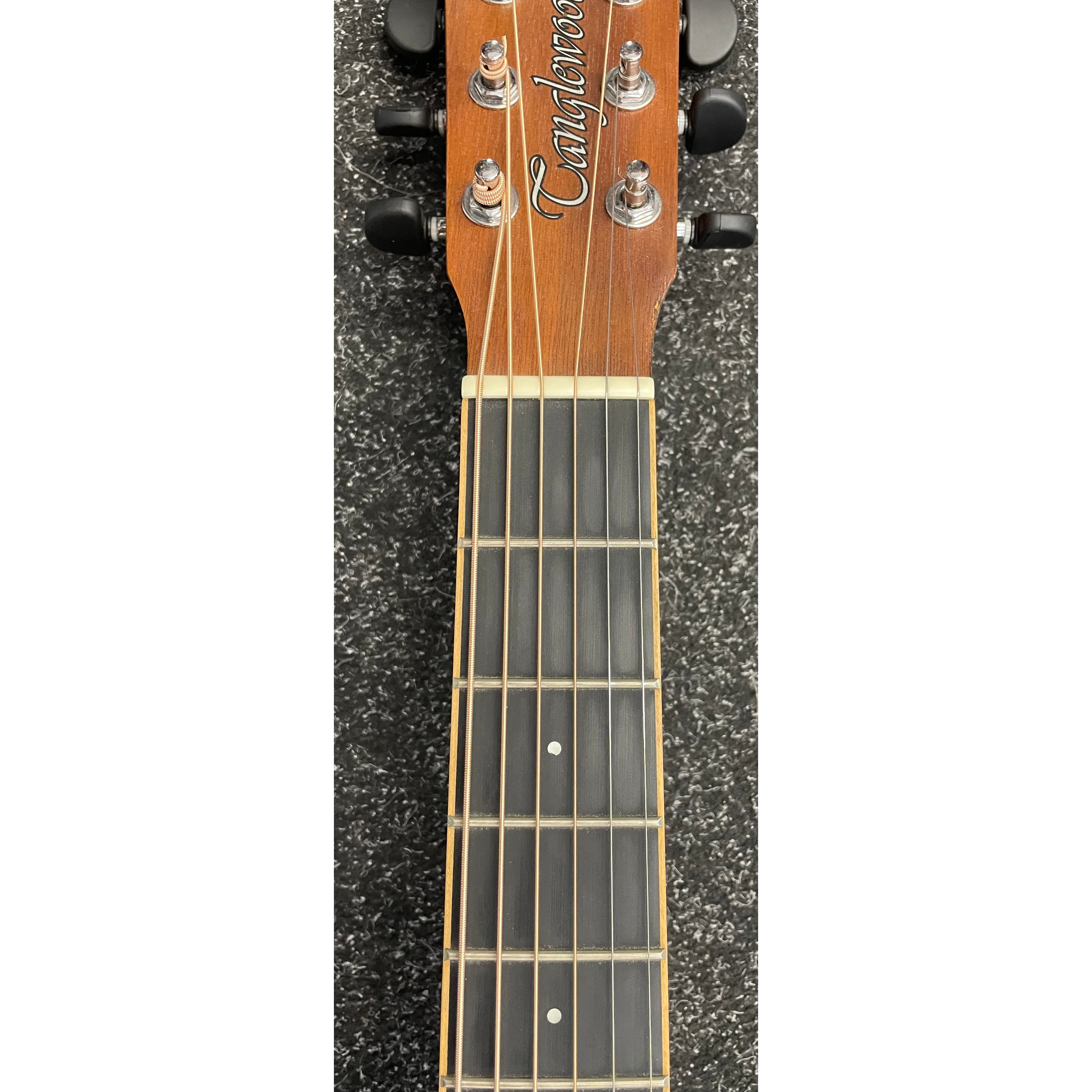 Tanglewood Discovery DBT-TCE-BW Travel Sized Electro Acoustic Guitar in Black Walnut and Spruce with Gigbag Pre-Owned