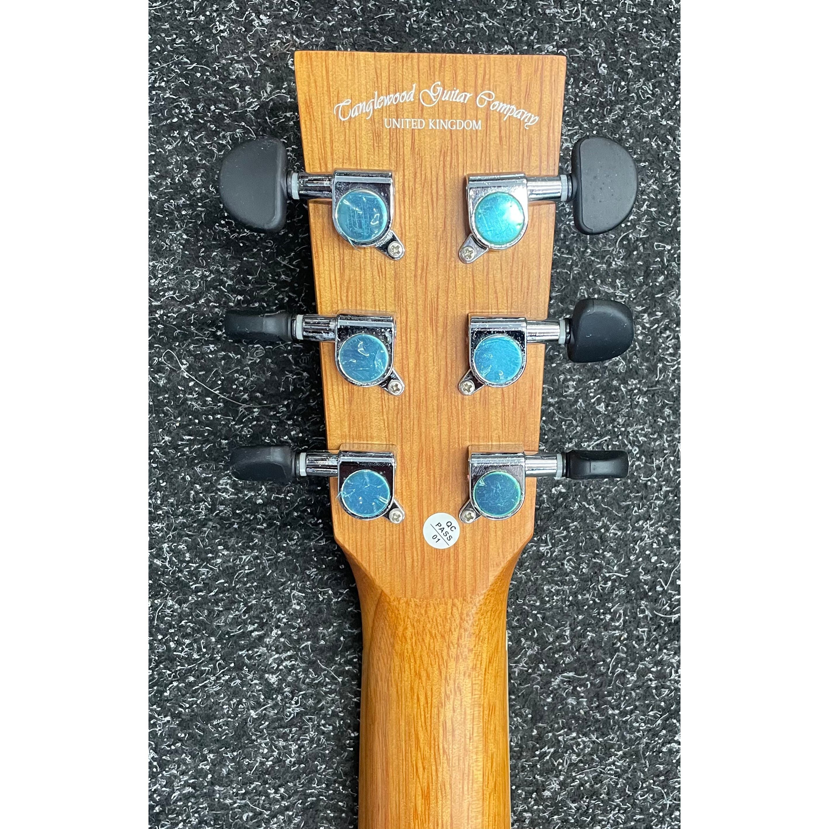 Tanglewood Discovery DBT-TCE-BW Travel Sized Electro Acoustic Guitar in Black Walnut and Spruce with Gigbag Pre-Owned