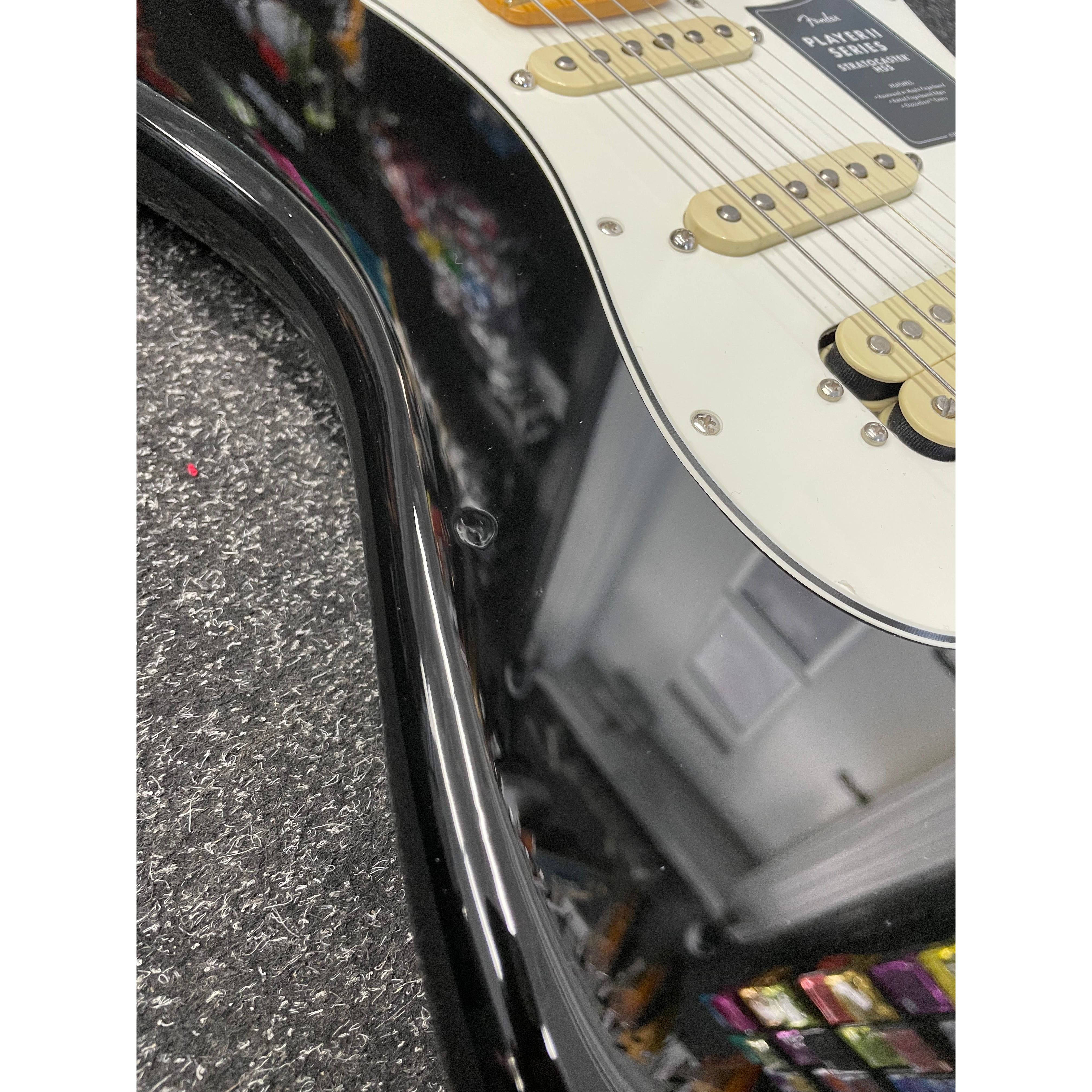 Fender Player II Stratocaster HSS Made in Mexico MIM 2025 in Gloss Black Pre-Owned