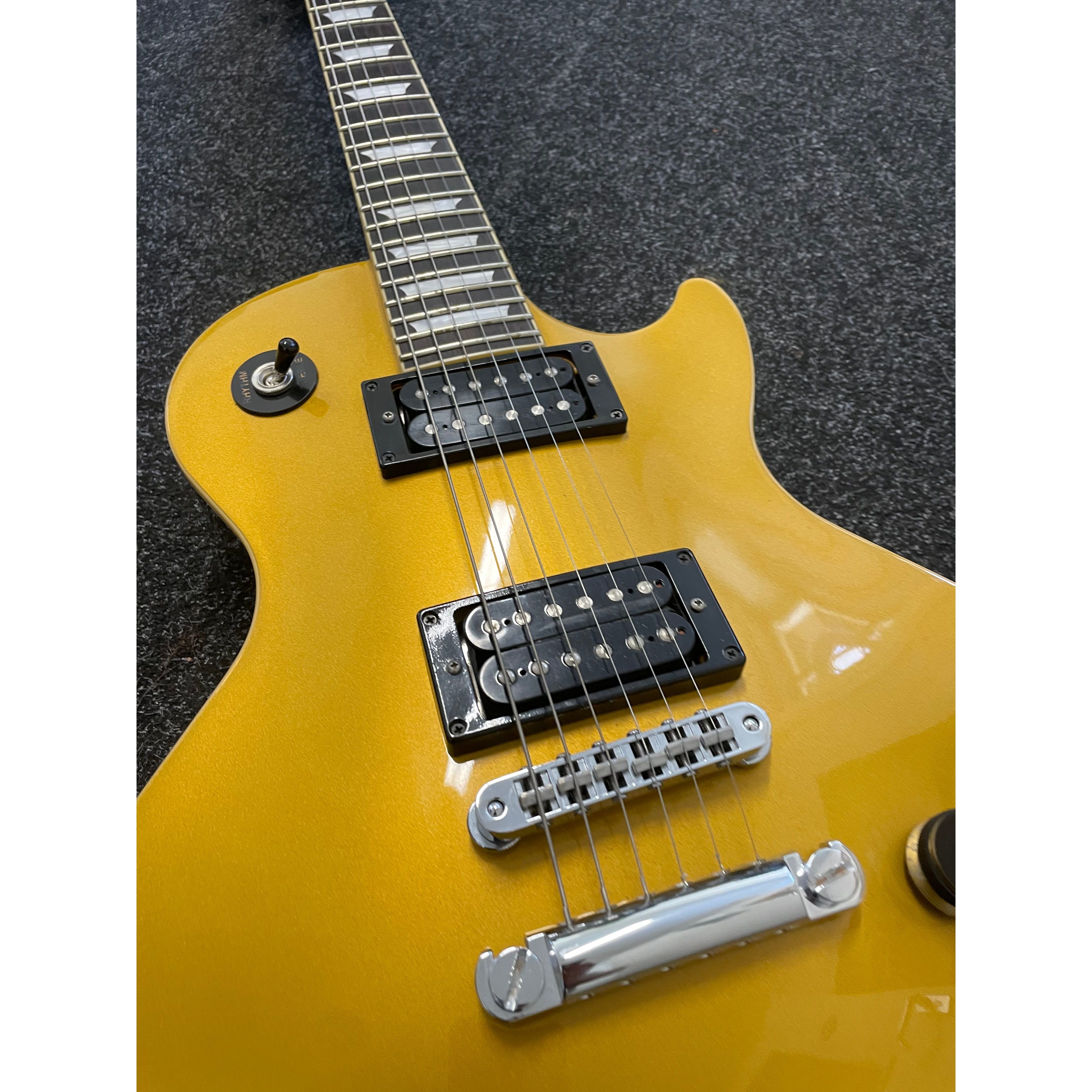 Stormshadow Guitarworks Khamsin LP-Style Made in Yorkshire Single Cut Electric Guitar Gold Top Pre-Owned