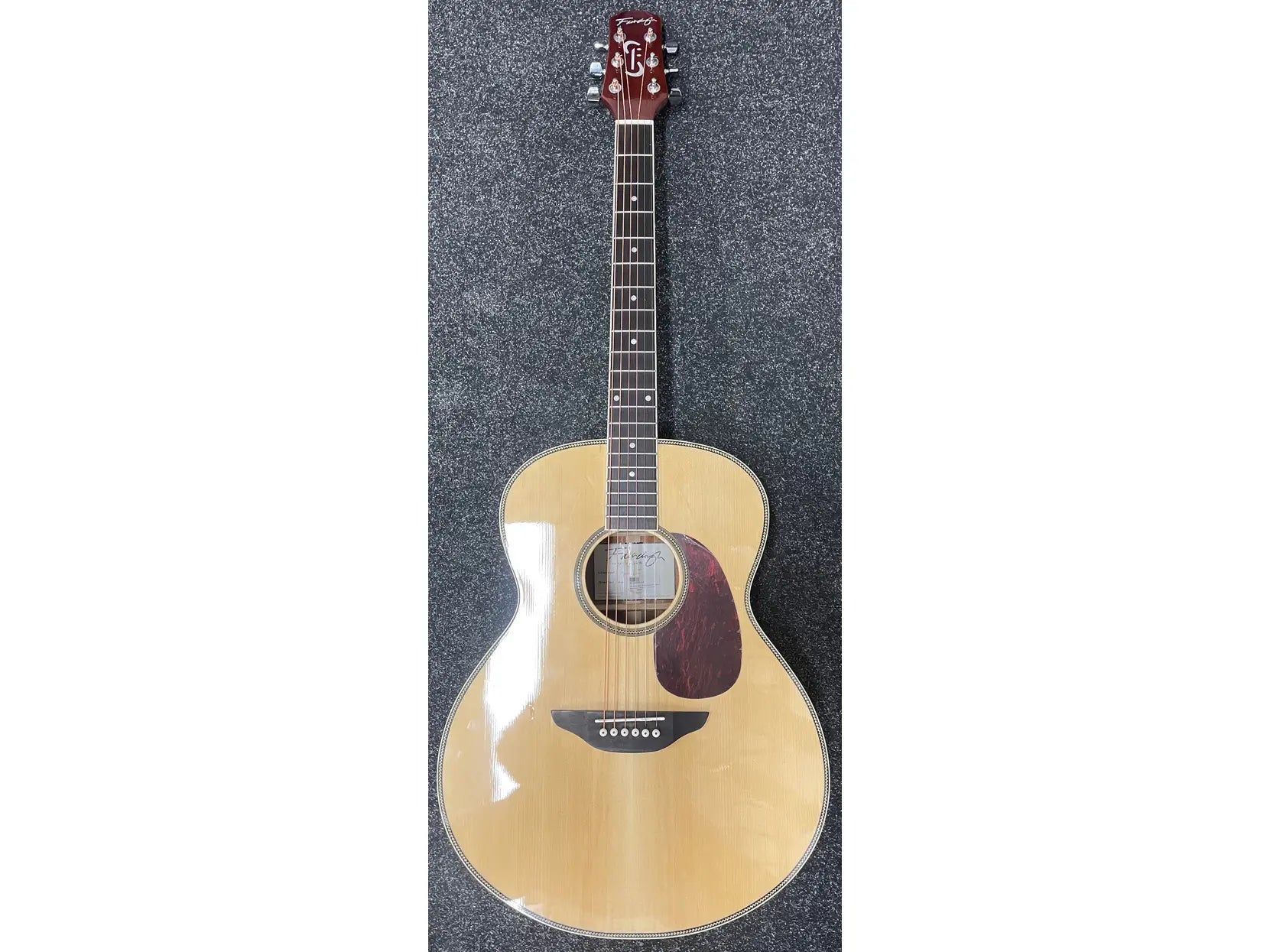 Fairclough Nightingale Acoustic Guitar with Built in Tuner in Natural Pre-Owned