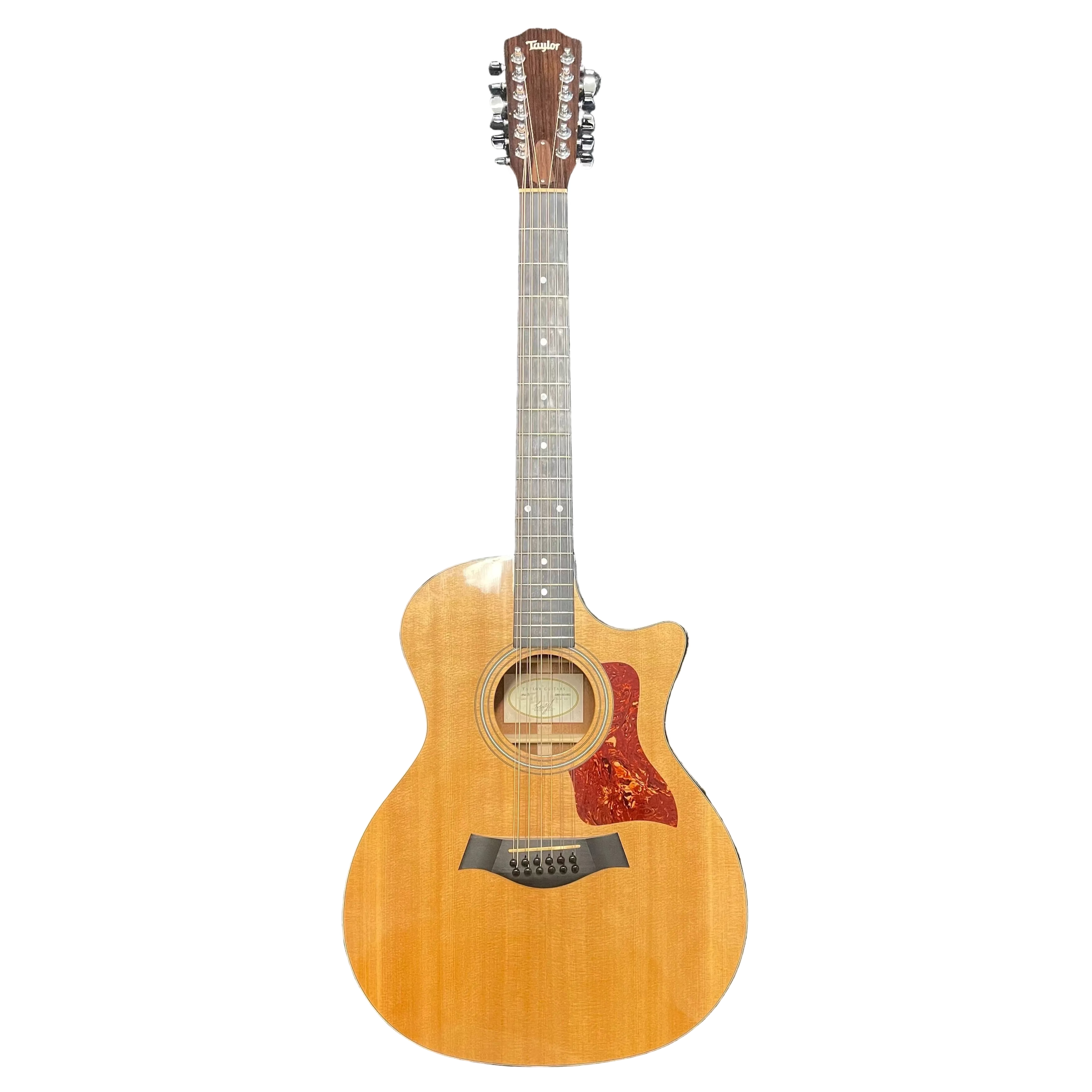 Taylor 354CE Grand Auditorium Venetian Cutaway 12-String Electro Acoustic Guitar in Natural Pre-Owned