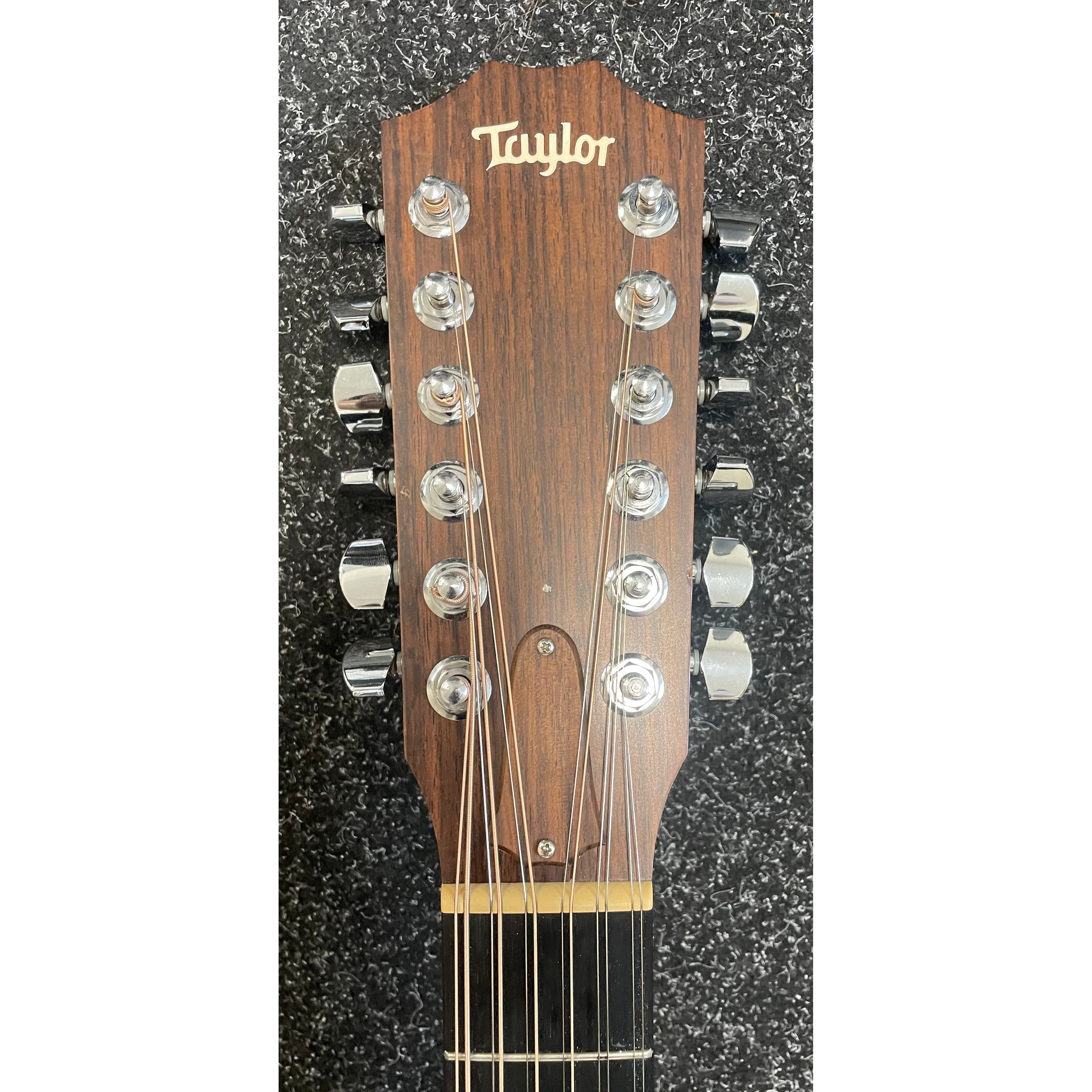 Taylor 354CE Grand Auditorium Venetian Cutaway 12-String Electro Acoustic Guitar in Natural Pre-Owned