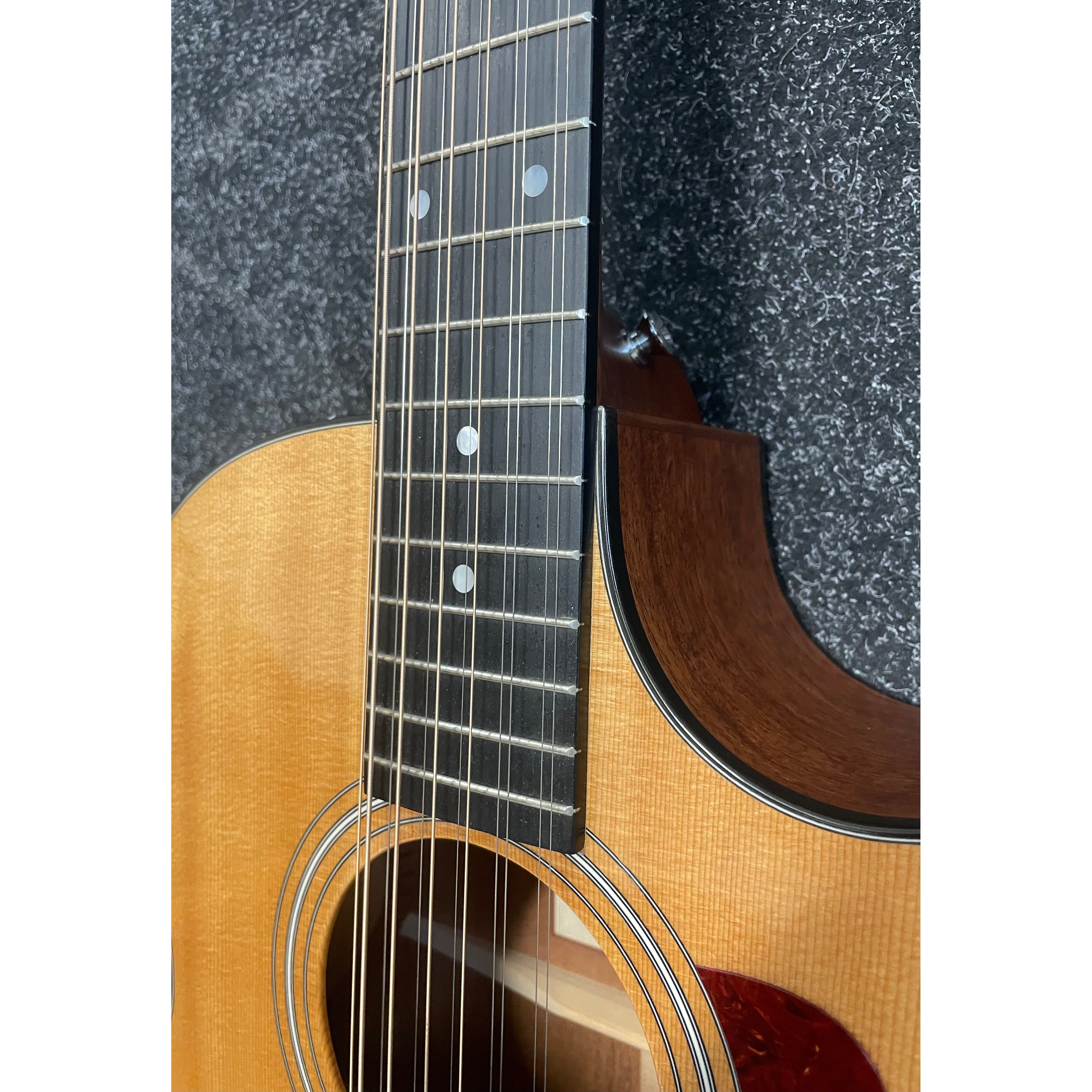 Taylor 354CE Grand Auditorium Venetian Cutaway 12-String Electro Acoustic Guitar in Natural Pre-Owned