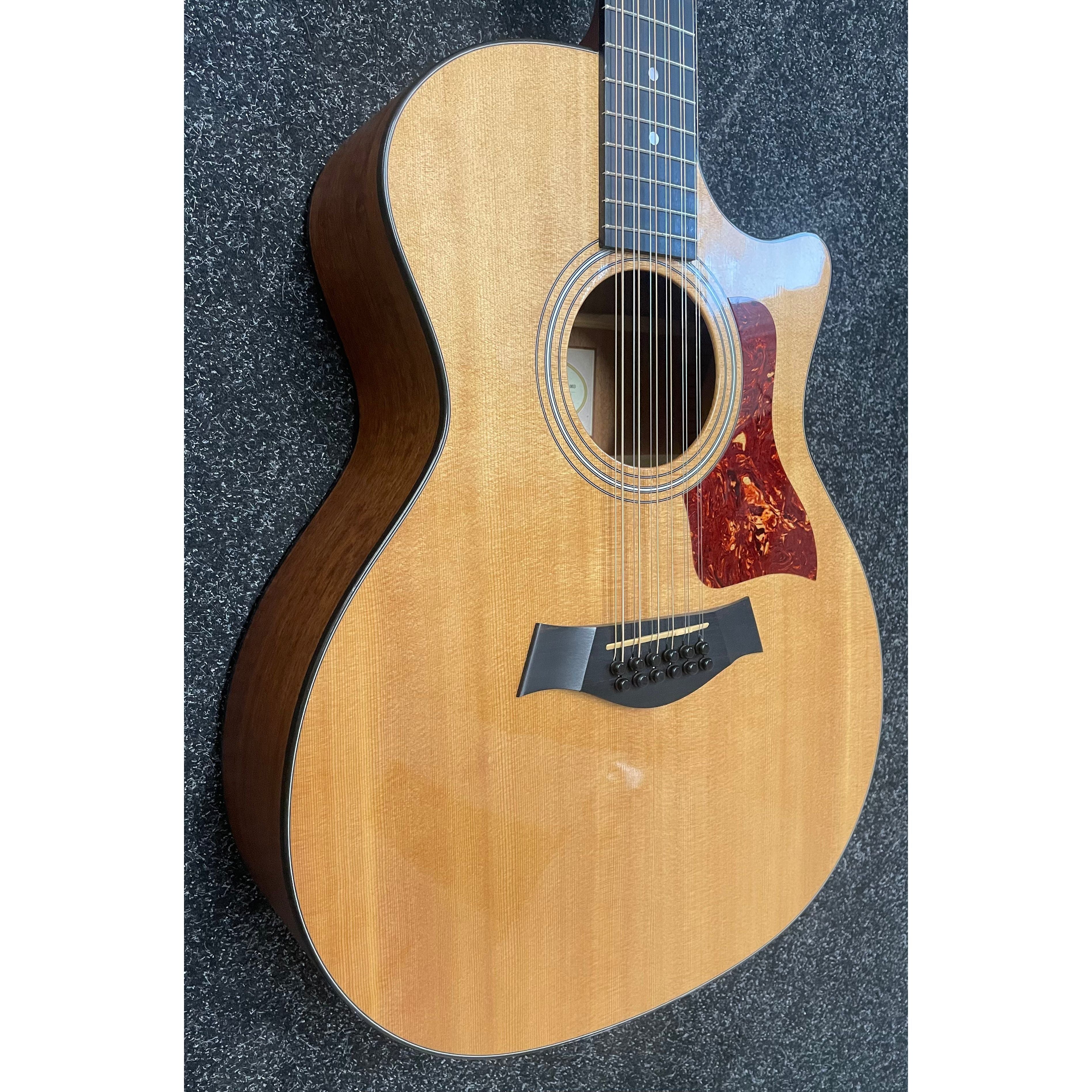 Taylor 354CE Grand Auditorium Venetian Cutaway 12-String Electro Acoustic Guitar in Natural Pre-Owned