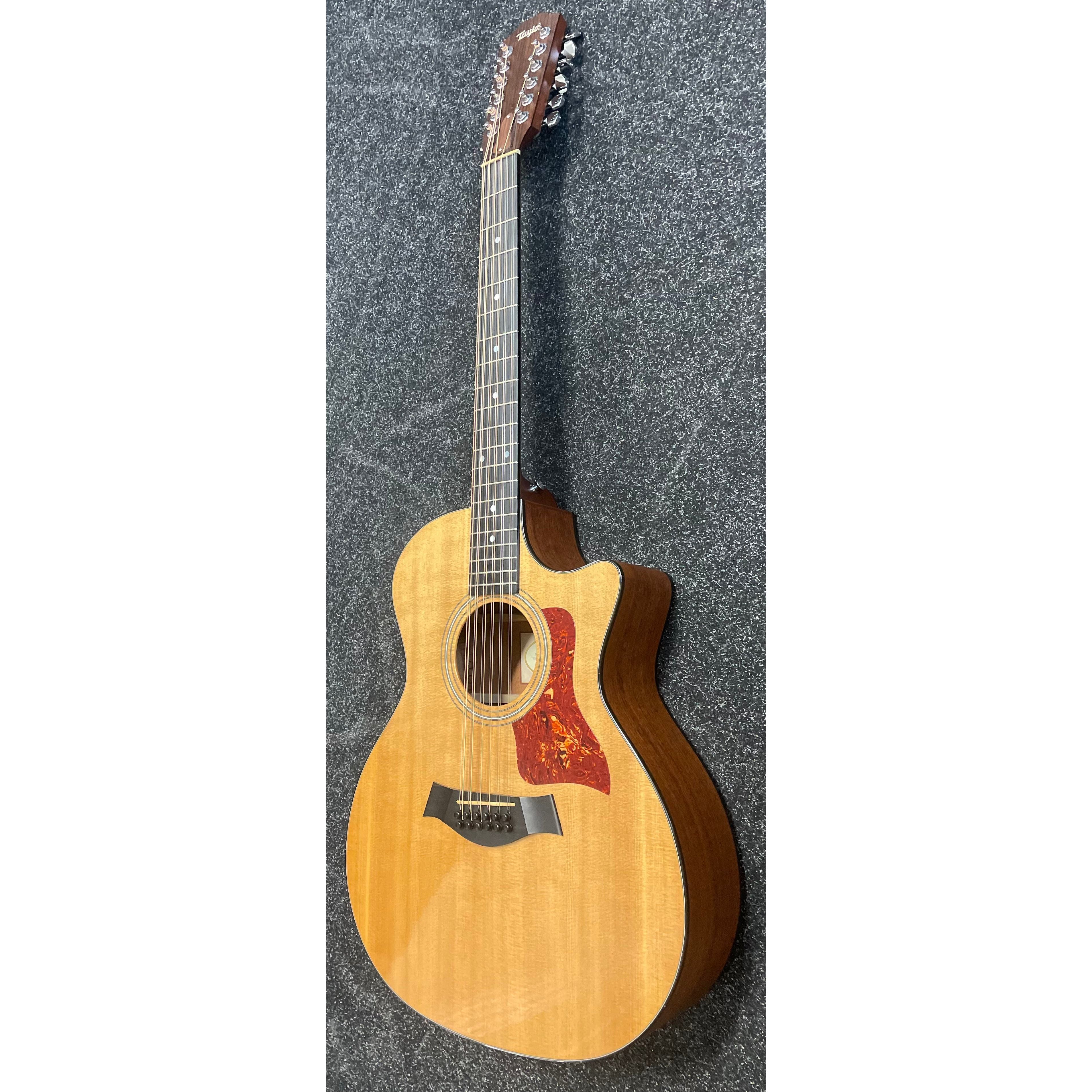 Taylor 354CE Grand Auditorium Venetian Cutaway 12-String Electro Acoustic Guitar in Natural Pre-Owned