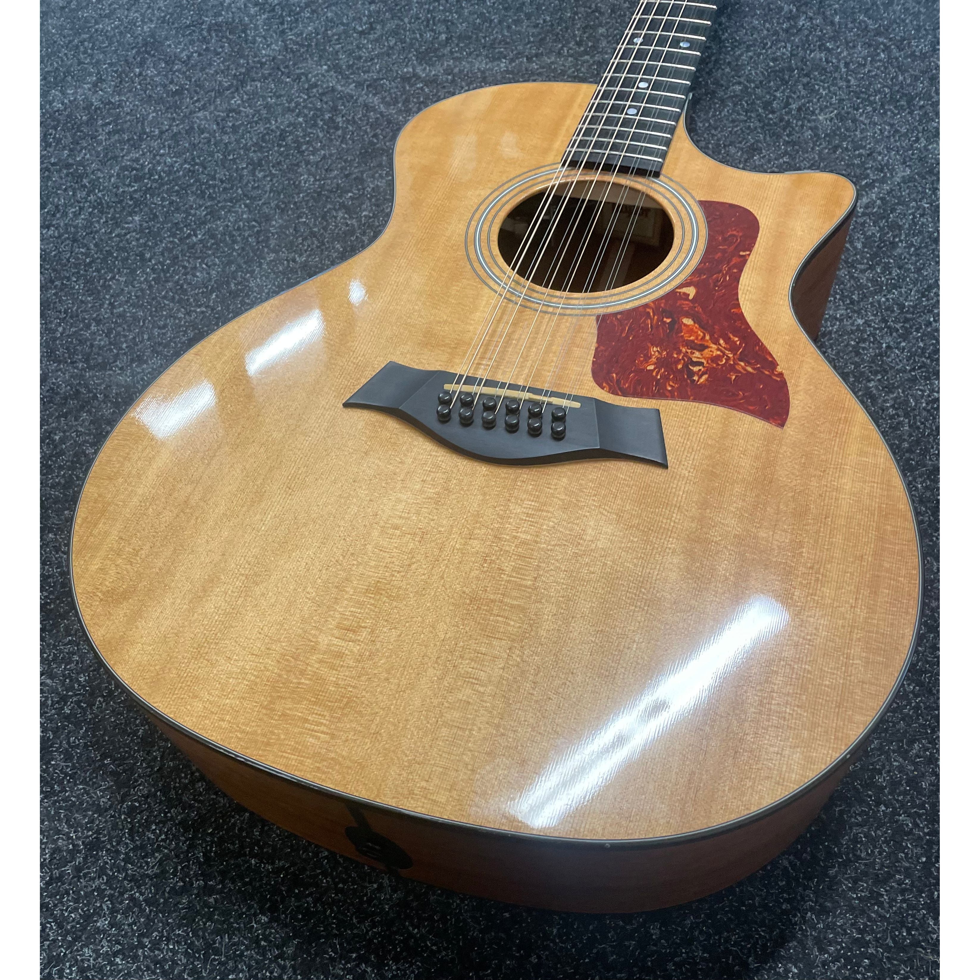 Taylor 354CE Grand Auditorium Venetian Cutaway 12-String Electro Acoustic Guitar in Natural Pre-Owned