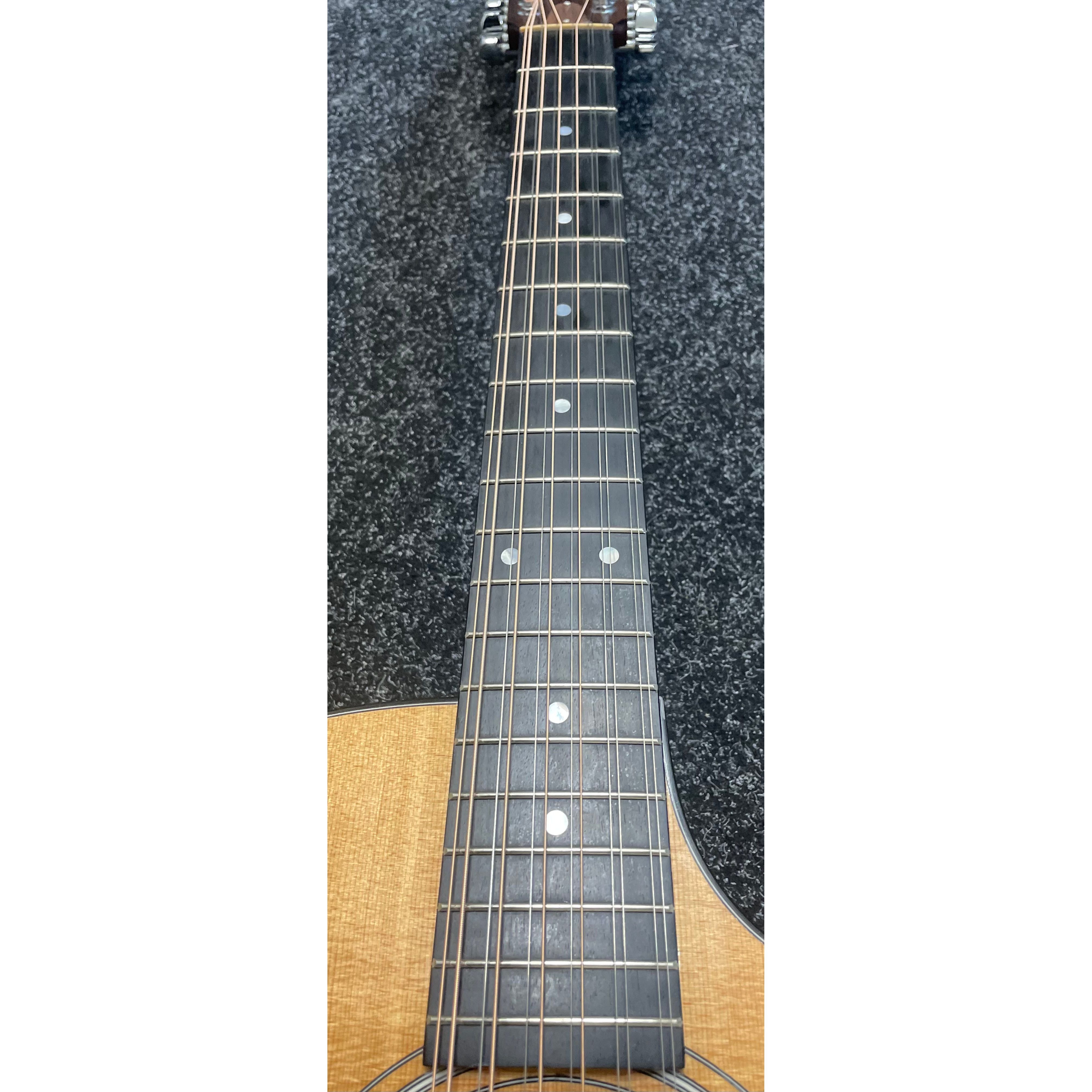 Taylor 354CE Grand Auditorium Venetian Cutaway 12-String Electro Acoustic Guitar in Natural Pre-Owned