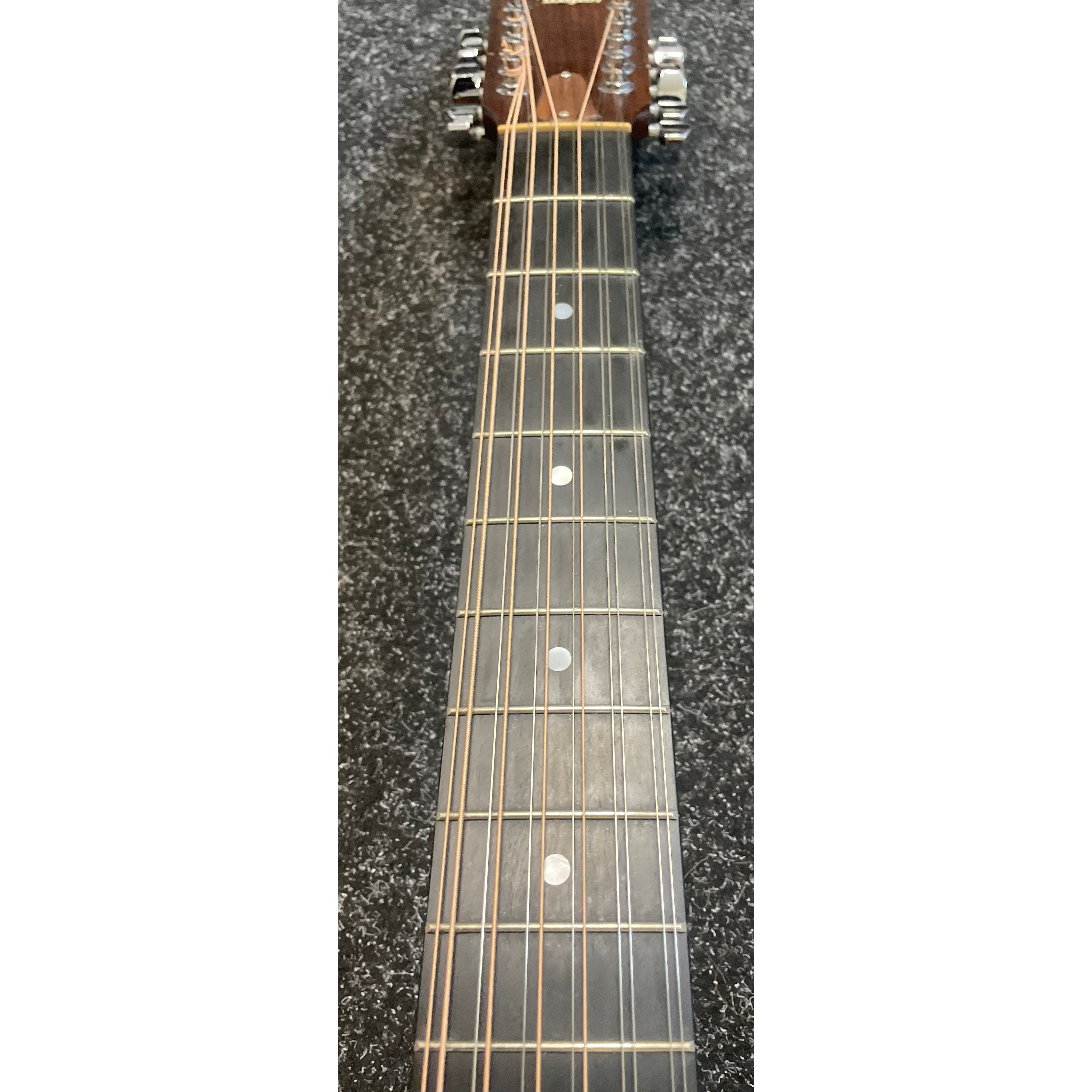 Taylor 354CE Grand Auditorium Venetian Cutaway 12-String Electro Acoustic Guitar in Natural Pre-Owned
