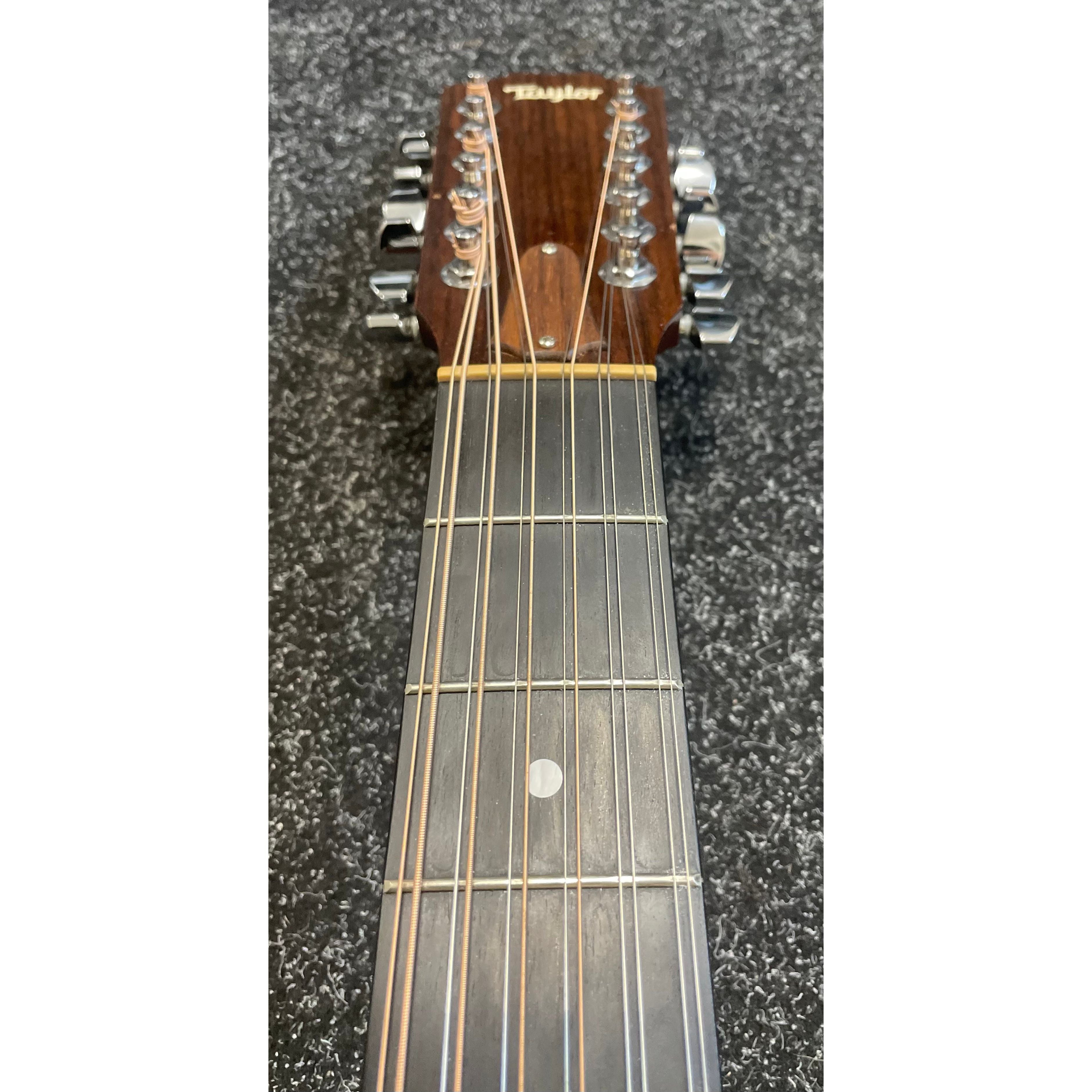 Taylor 354CE Grand Auditorium Venetian Cutaway 12-String Electro Acoustic Guitar in Natural Pre-Owned