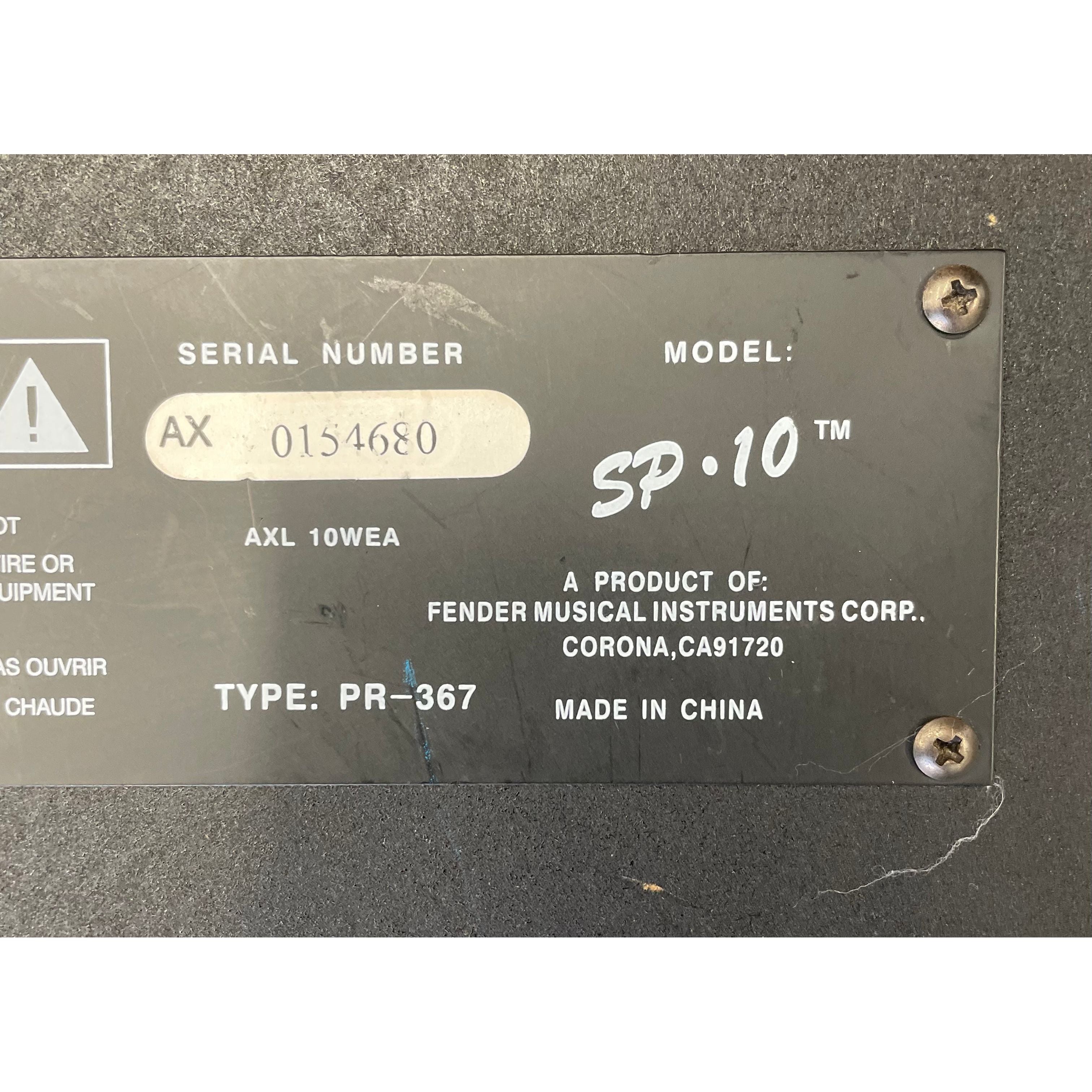 Squier by Fender SP10 Amplifier for Electric Guitar Pre-Owned