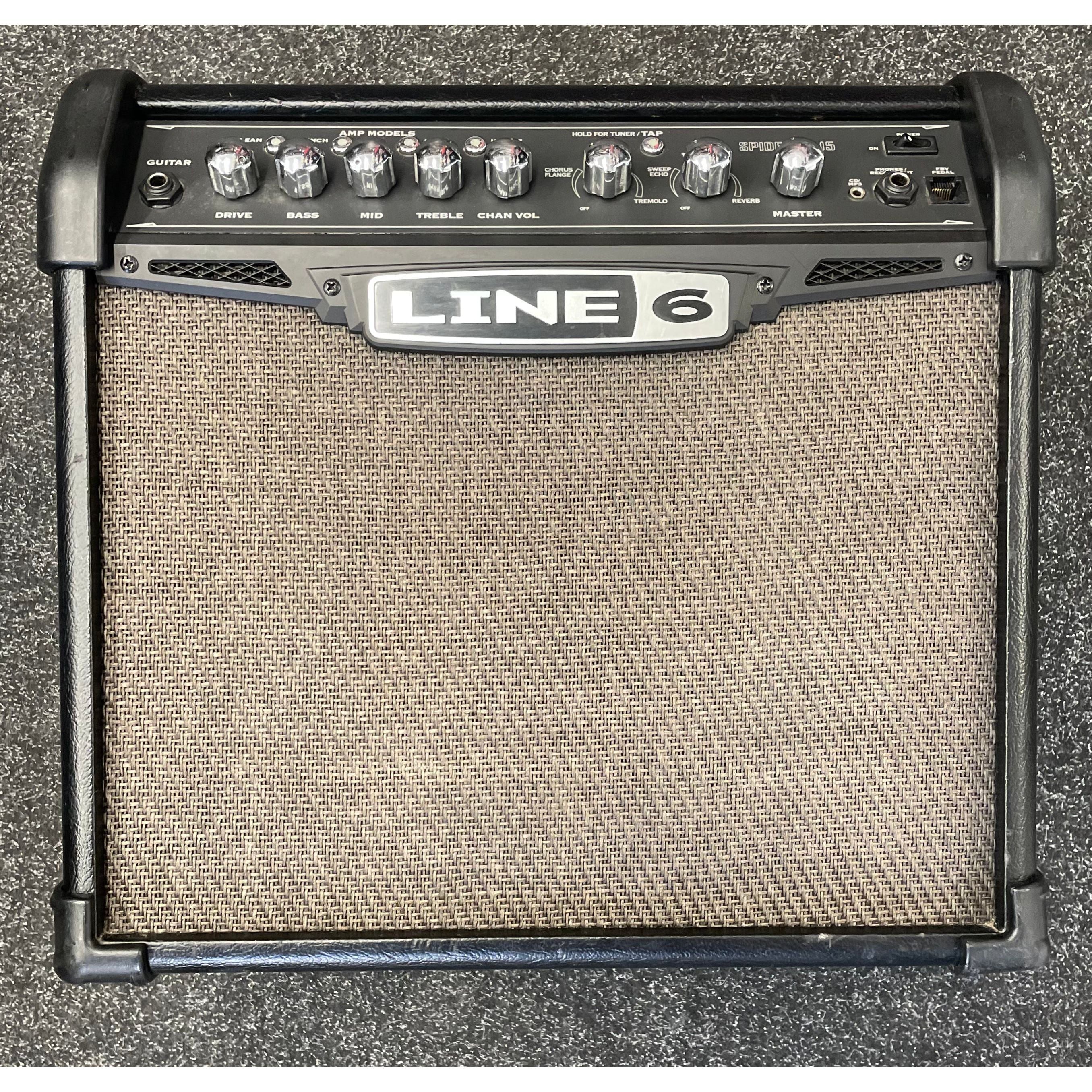 Line 6 Spider IV 15 Digital Modelling Amplifier for Electric Guitar Pre-Owned
