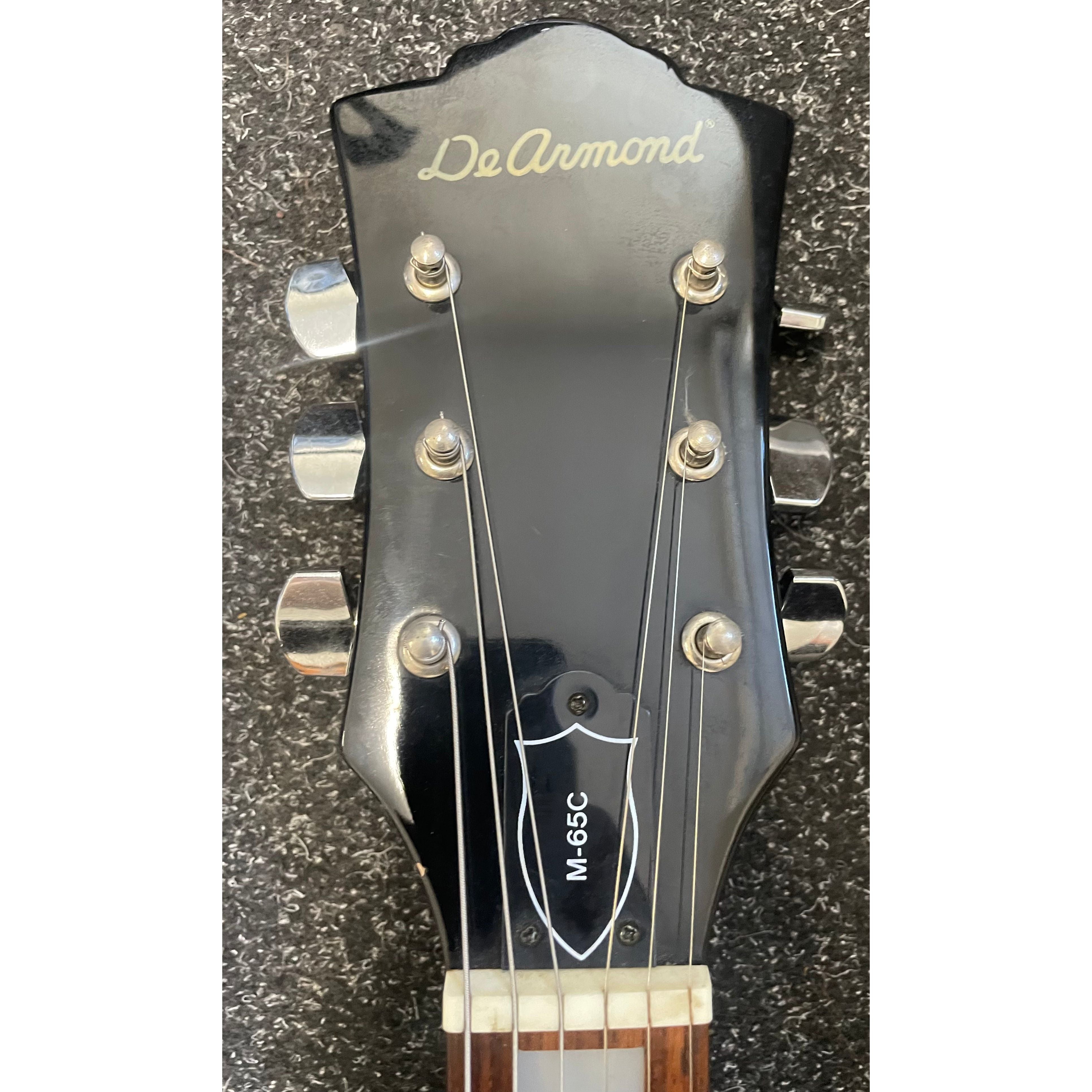 De Armond M-65C LP Style Electric Guitar in Tobacco Burst Pre-Owned