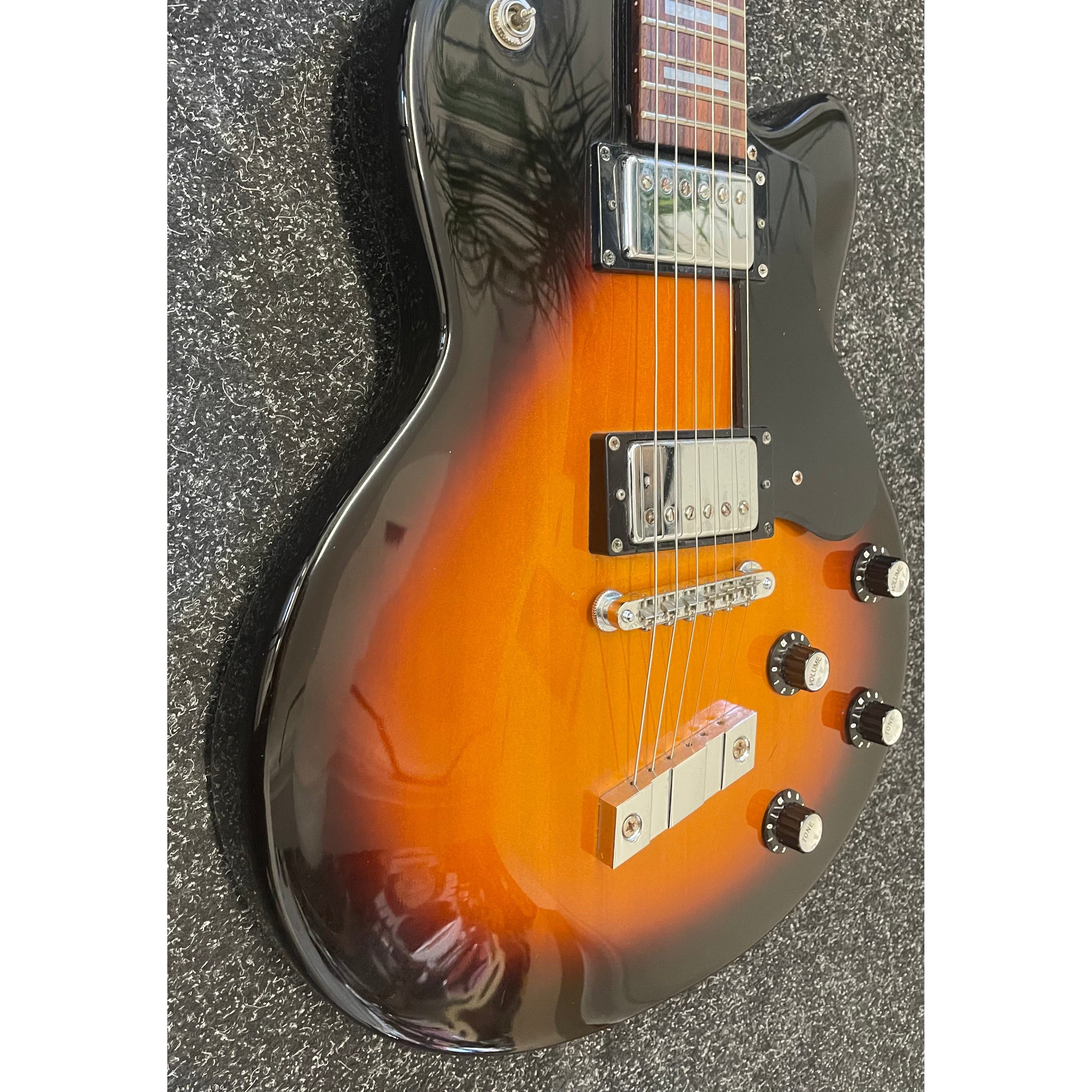 De Armond M-65C LP Style Electric Guitar in Tobacco Burst Pre-Owned