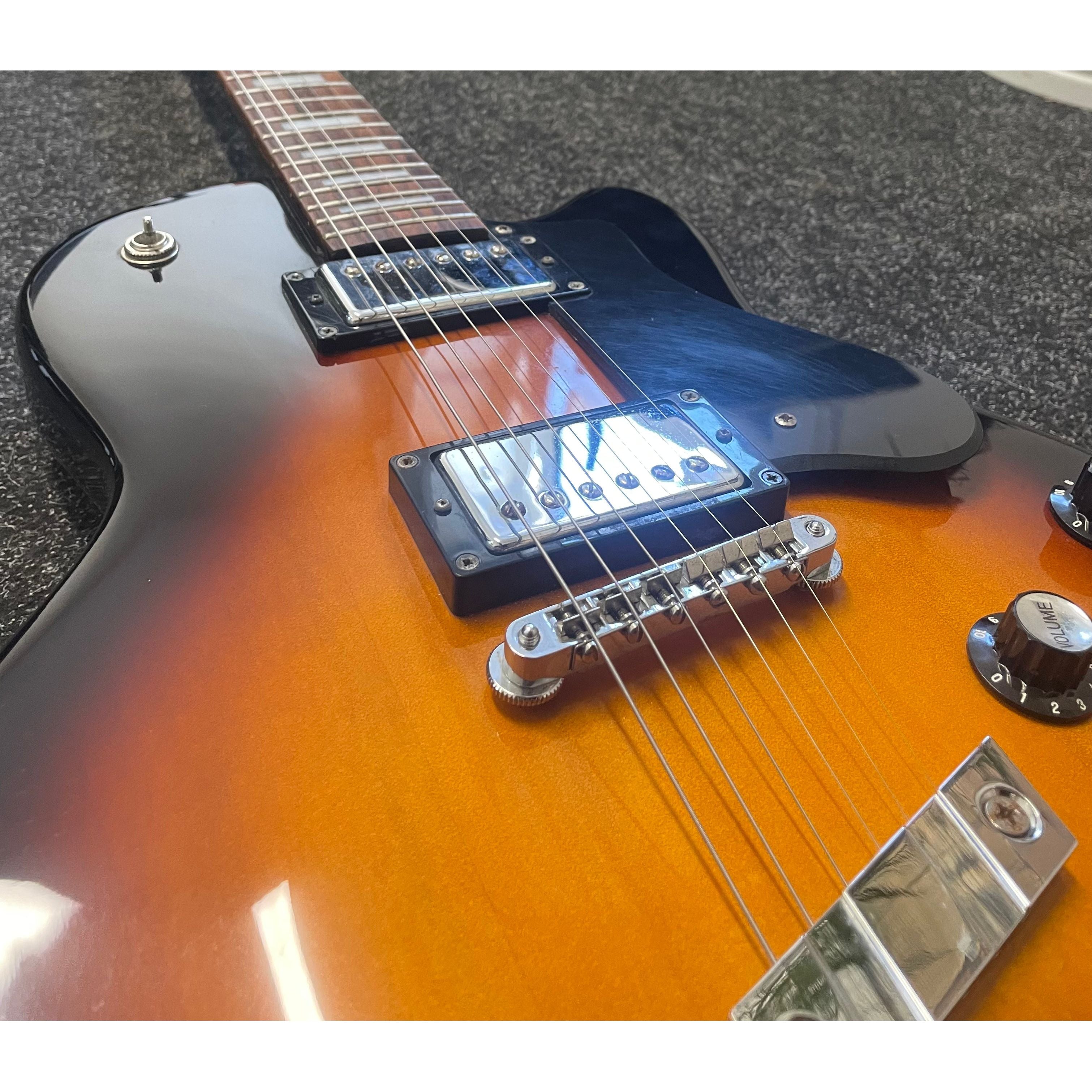 De Armond M-65C LP Style Electric Guitar in Tobacco Burst Pre-Owned