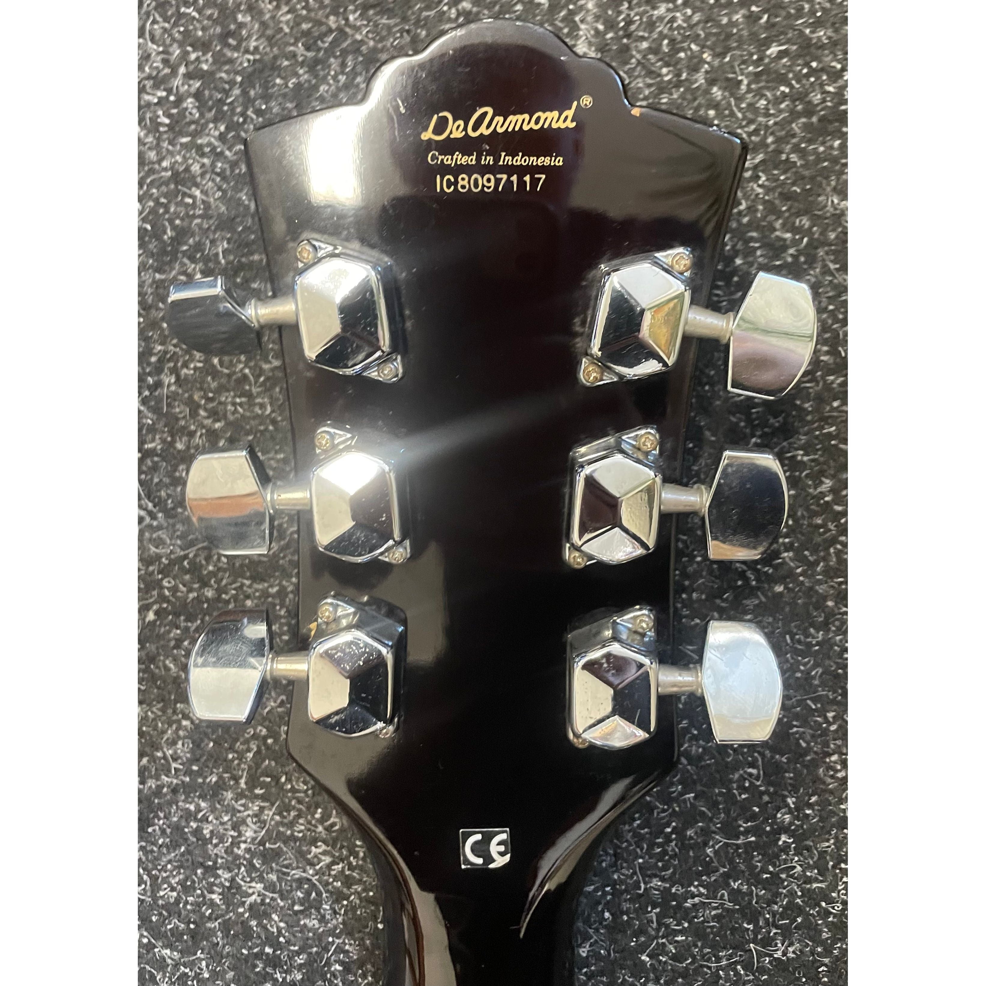 De Armond M-65C LP Style Electric Guitar in Tobacco Burst Pre-Owned