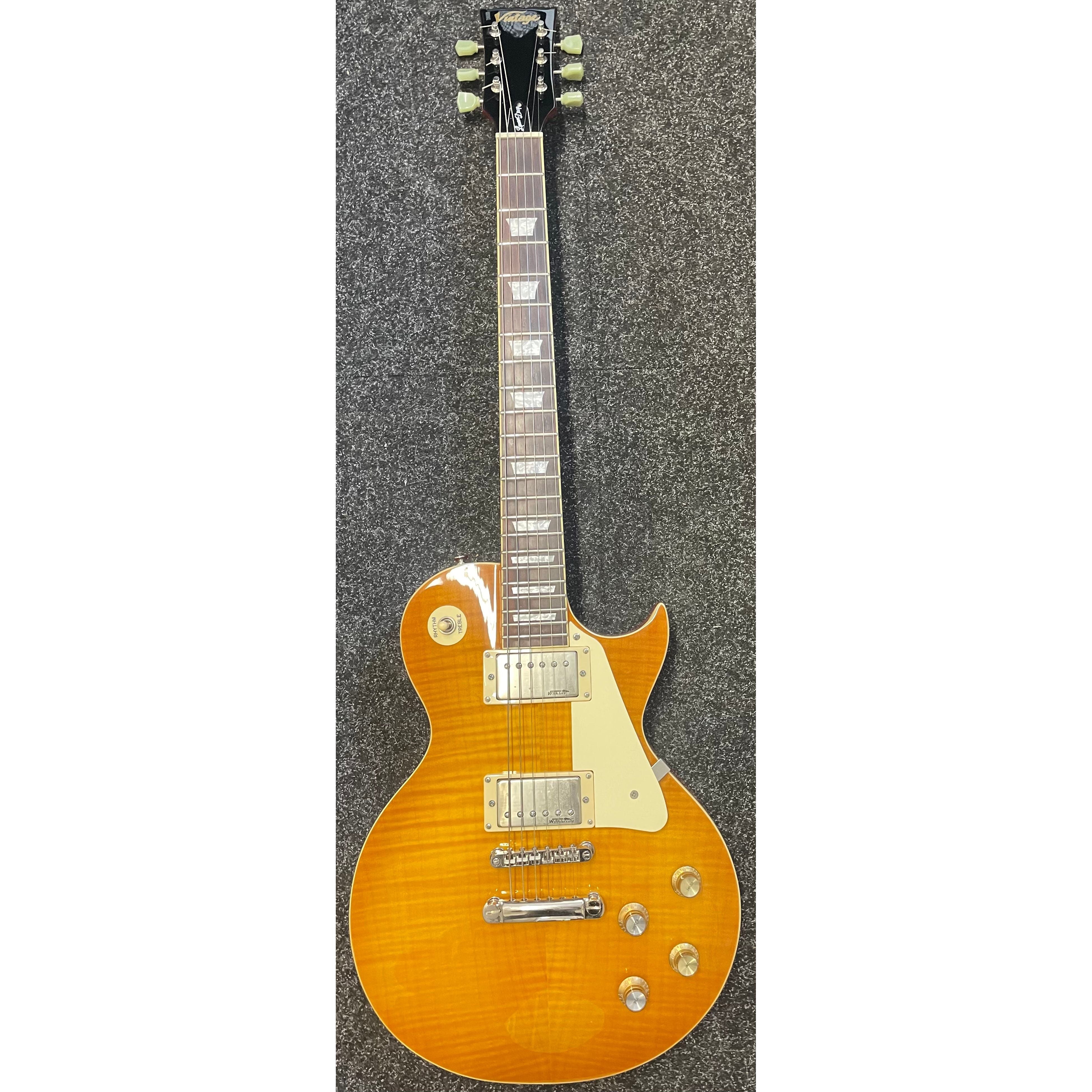 Vintage Lemon Drop PGM 100 ReIssued LP Style Electric Guitar with Hardcase Pre-Owned
