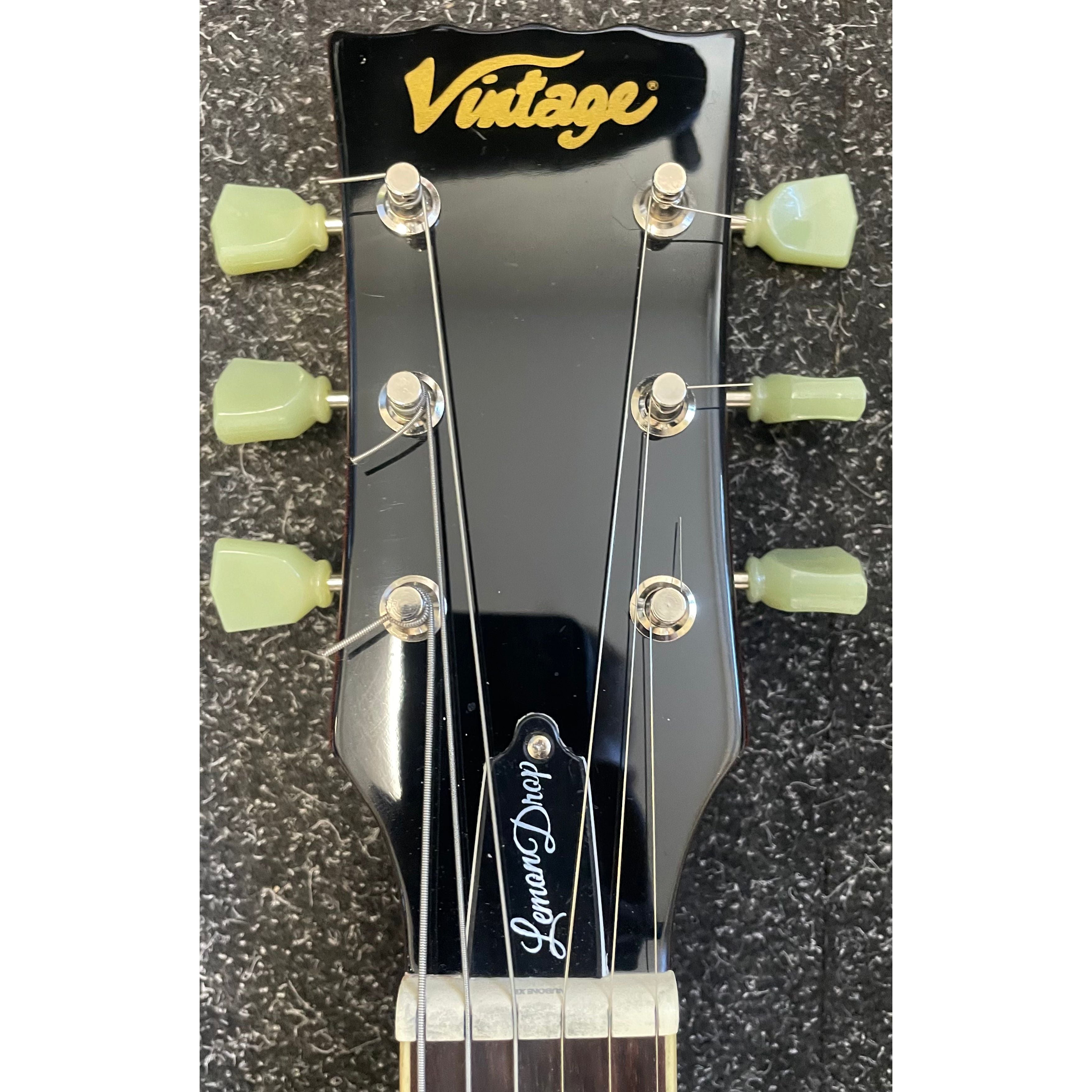 Vintage Lemon Drop PGM 100 ReIssued LP Style Electric Guitar with Hardcase Pre-Owned