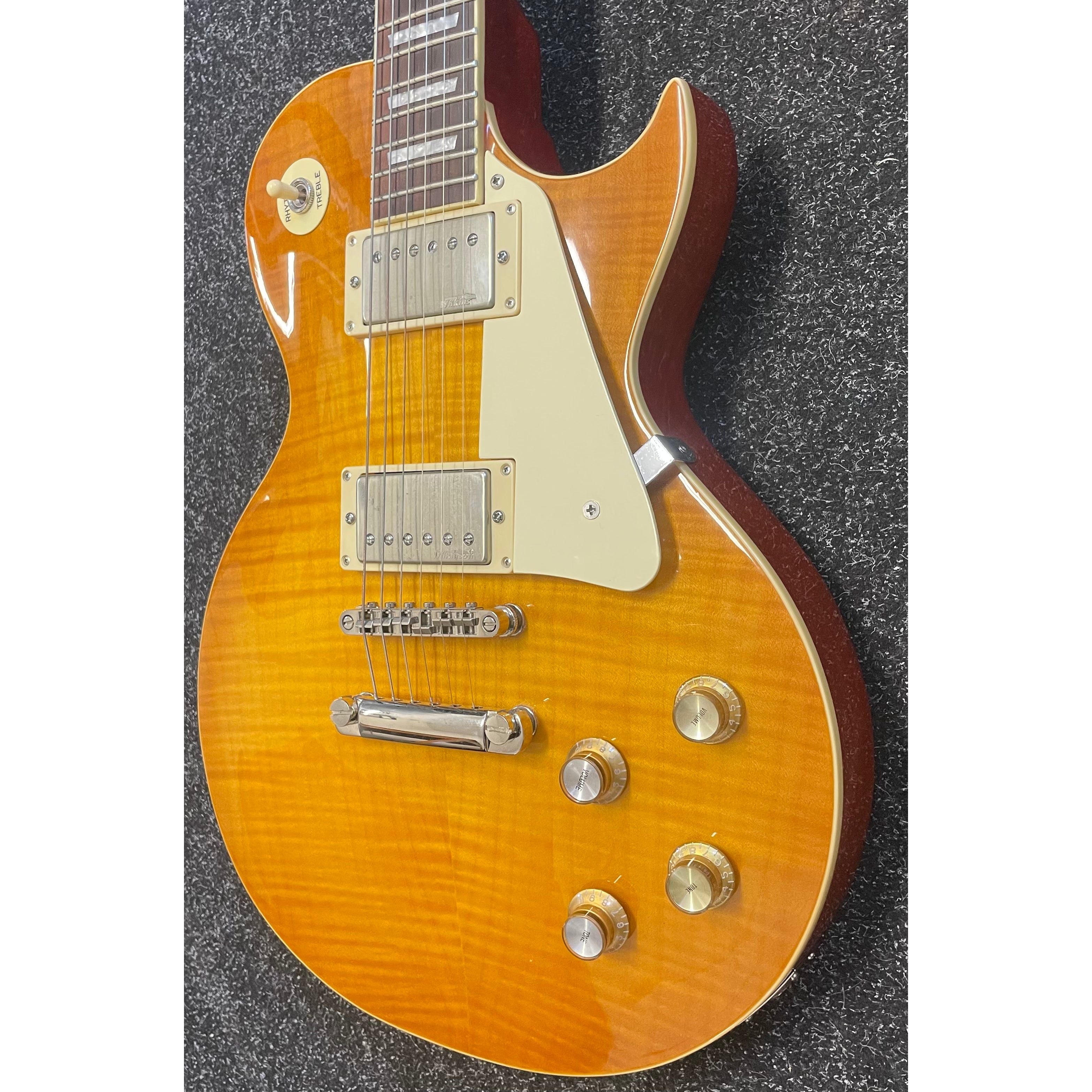 Vintage Lemon Drop PGM 100 ReIssued LP Style Electric Guitar with Hardcase Pre-Owned