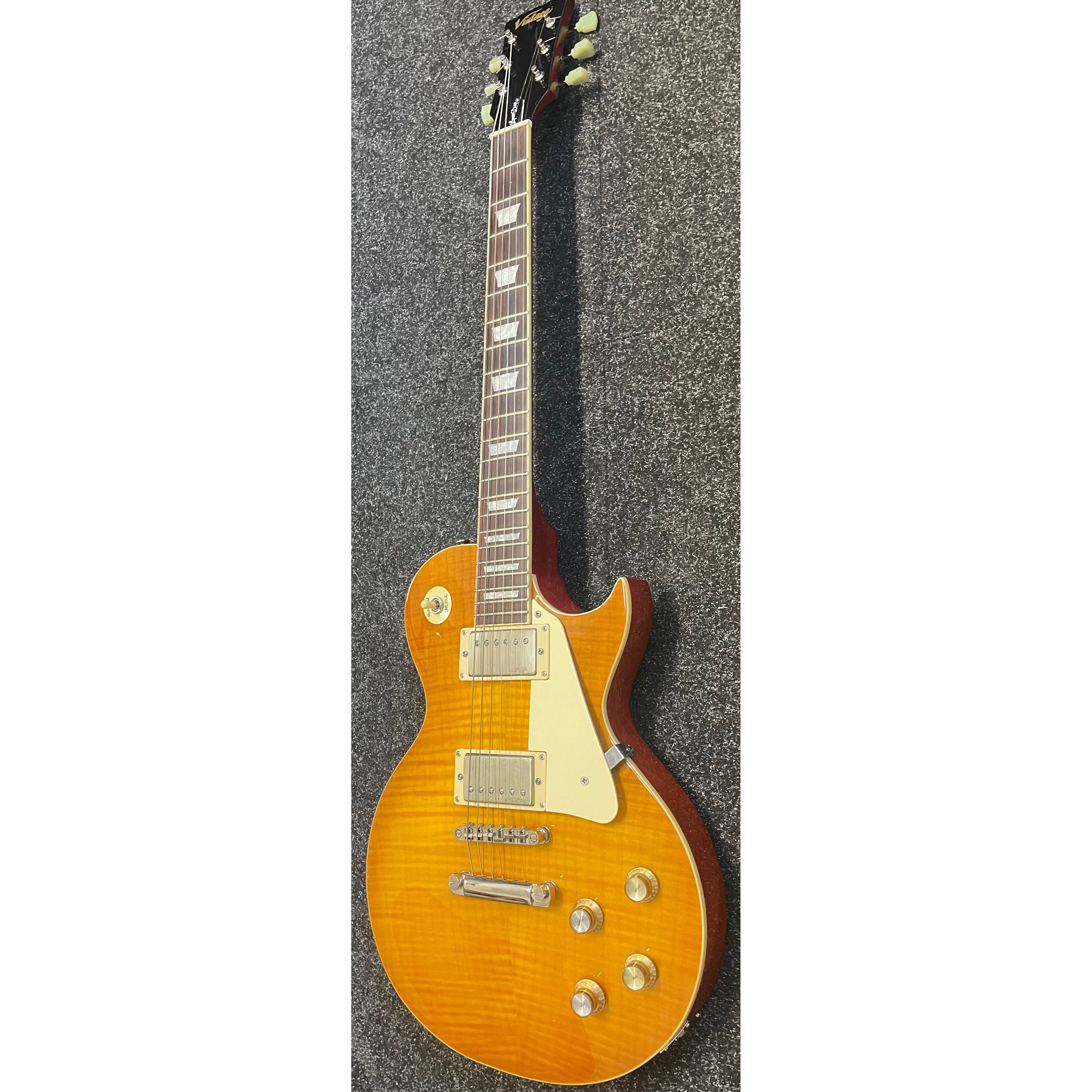 Vintage Lemon Drop PGM 100 ReIssued LP Style Electric Guitar with Hardcase Pre-Owned