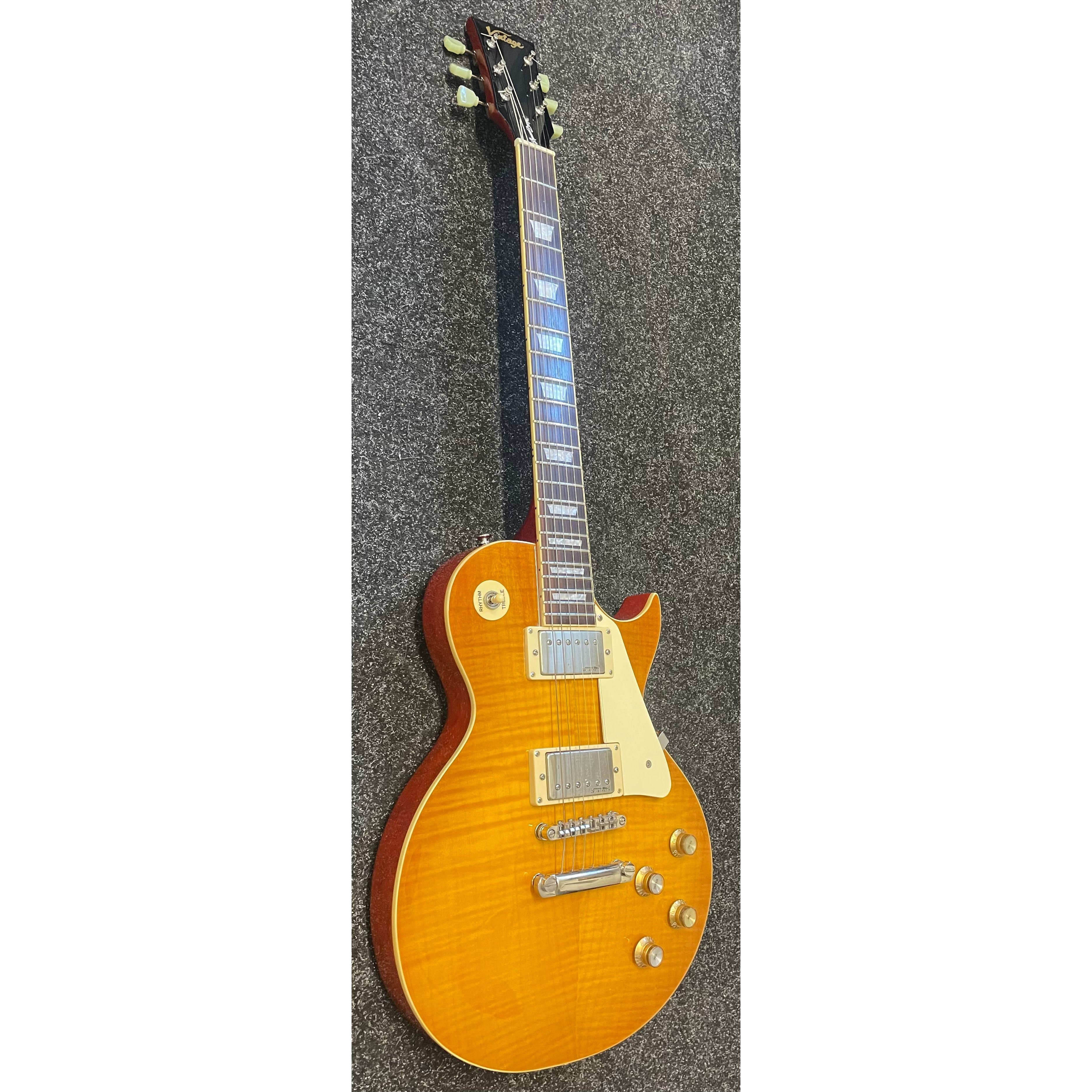 Vintage Lemon Drop PGM 100 ReIssued LP Style Electric Guitar with Hardcase Pre-Owned