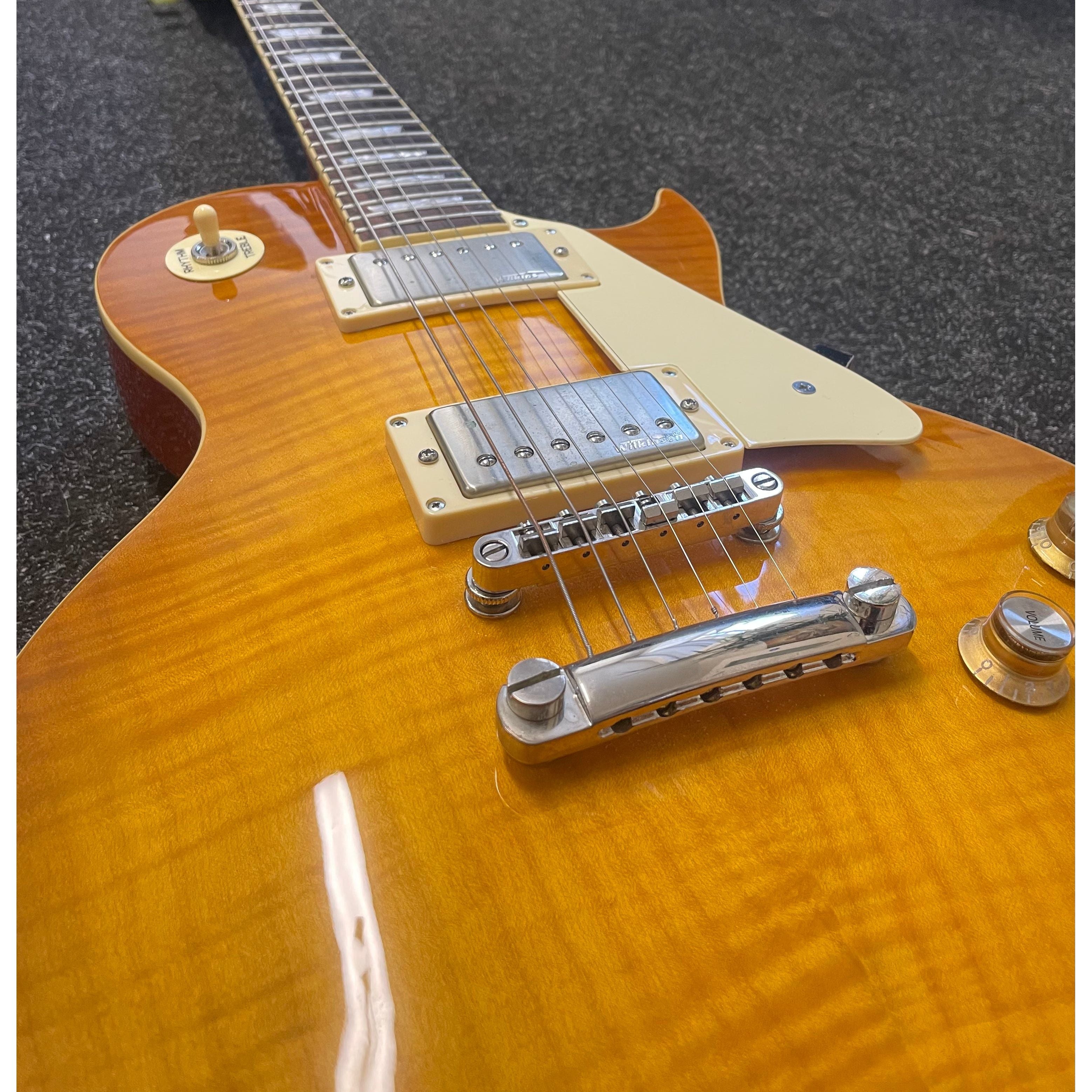Vintage Lemon Drop PGM 100 ReIssued LP Style Electric Guitar with Hardcase Pre-Owned