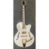 Harley Benton BigTone Trem Hollowbody Electric Guitar in White Pre-Owned