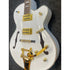 Harley Benton BigTone Trem Hollowbody Electric Guitar in White Pre-Owned