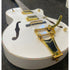 Harley Benton BigTone Trem Hollowbody Electric Guitar in White Pre-Owned