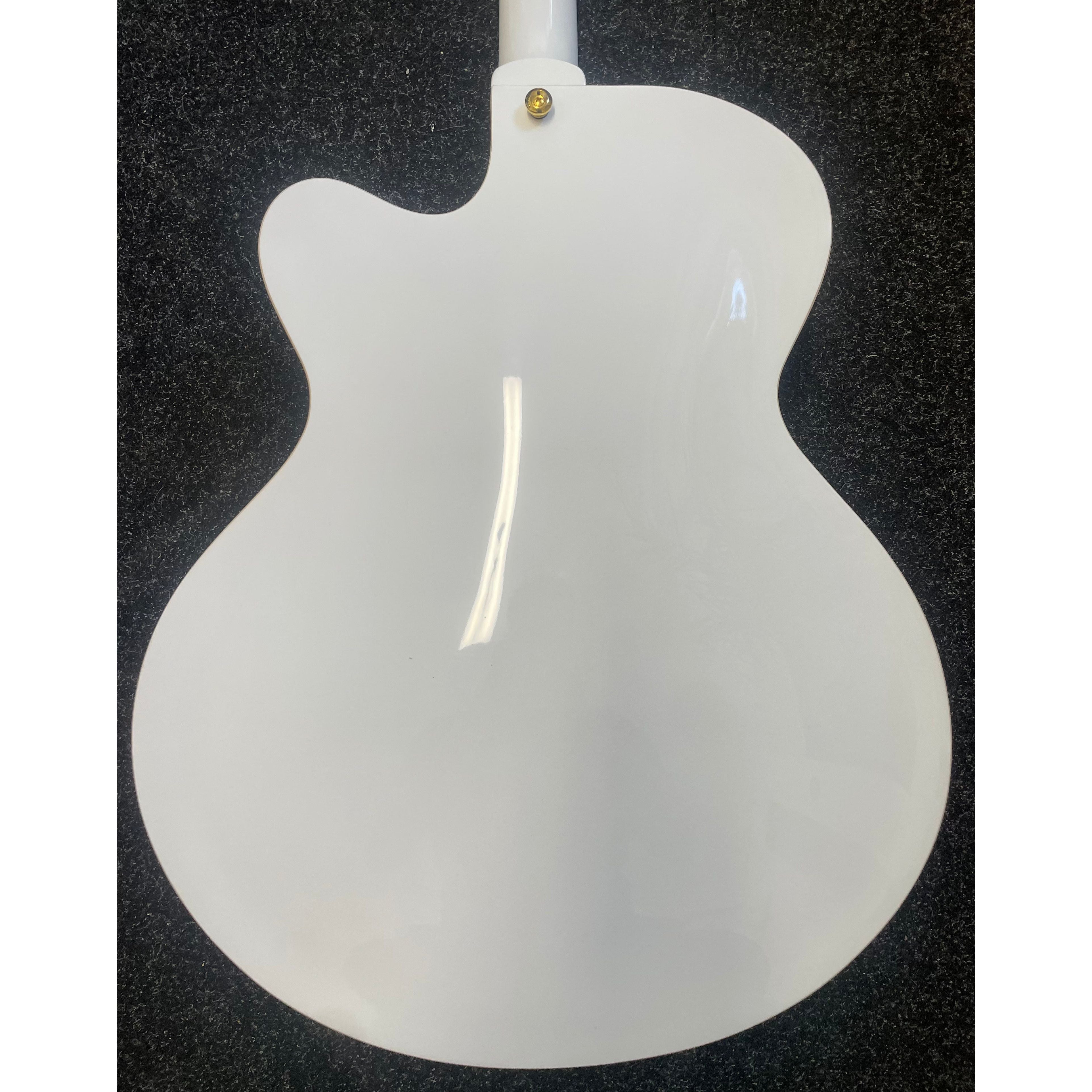 Harley Benton BigTone Trem Hollowbody Electric Guitar in White Pre-Owned