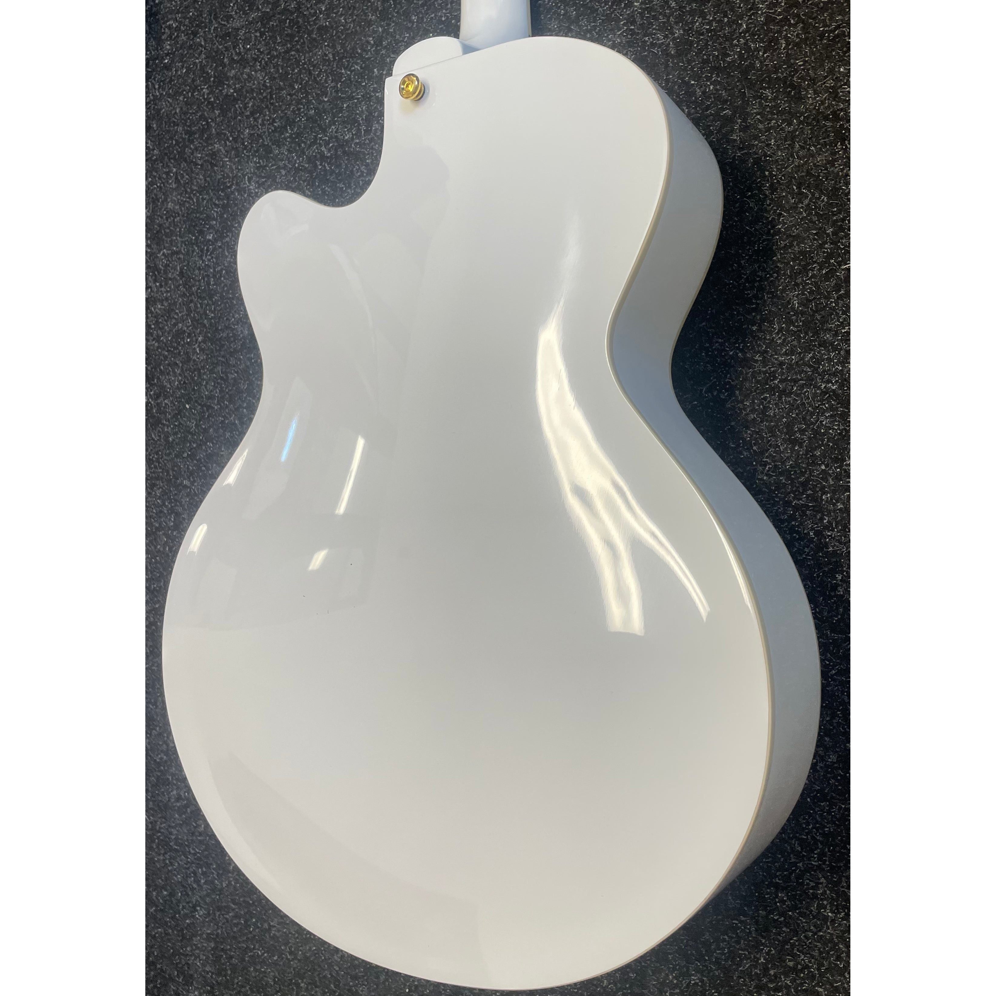 Harley Benton BigTone Trem Hollowbody Electric Guitar in White Pre-Owned