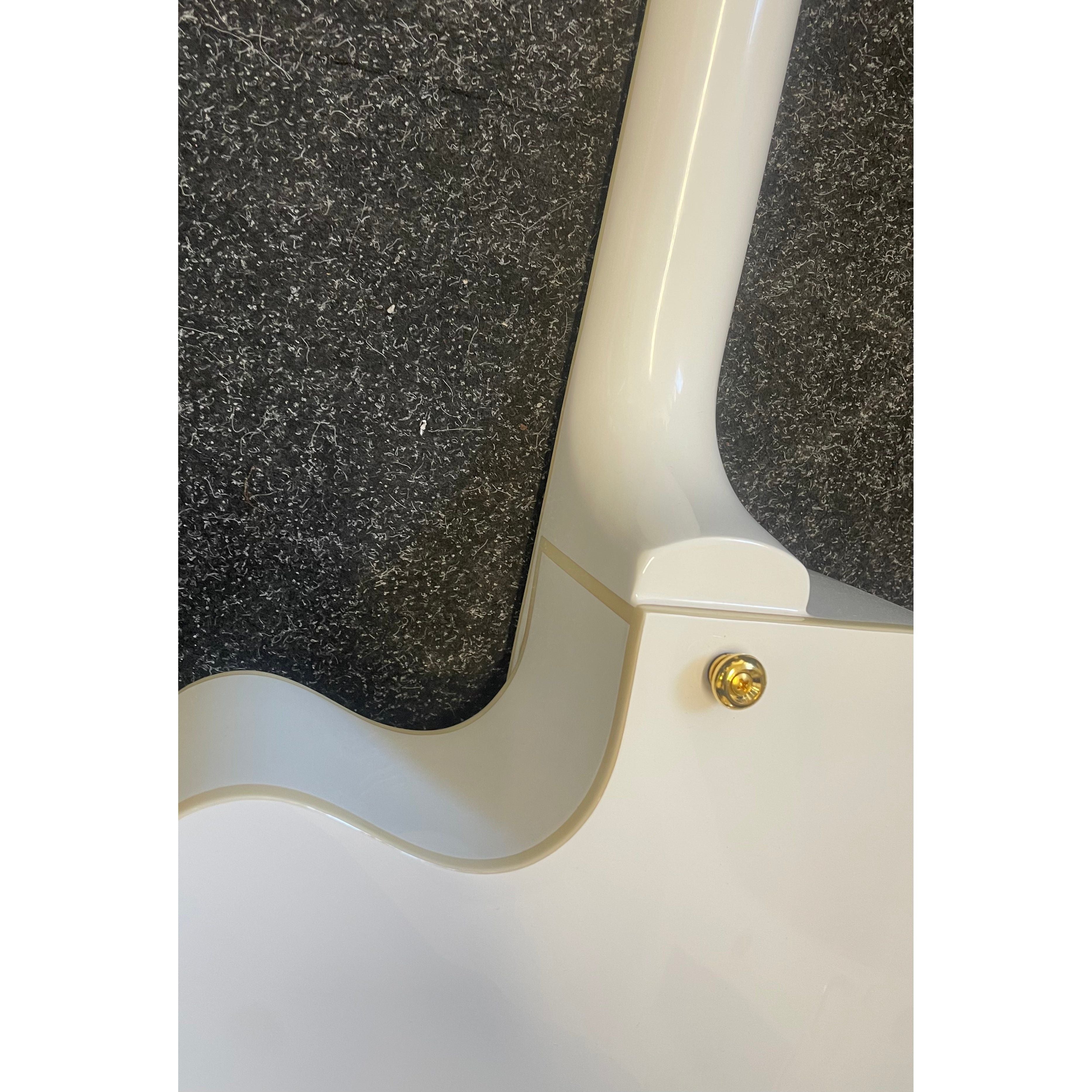 Harley Benton BigTone Trem Hollowbody Electric Guitar in White Pre-Owned