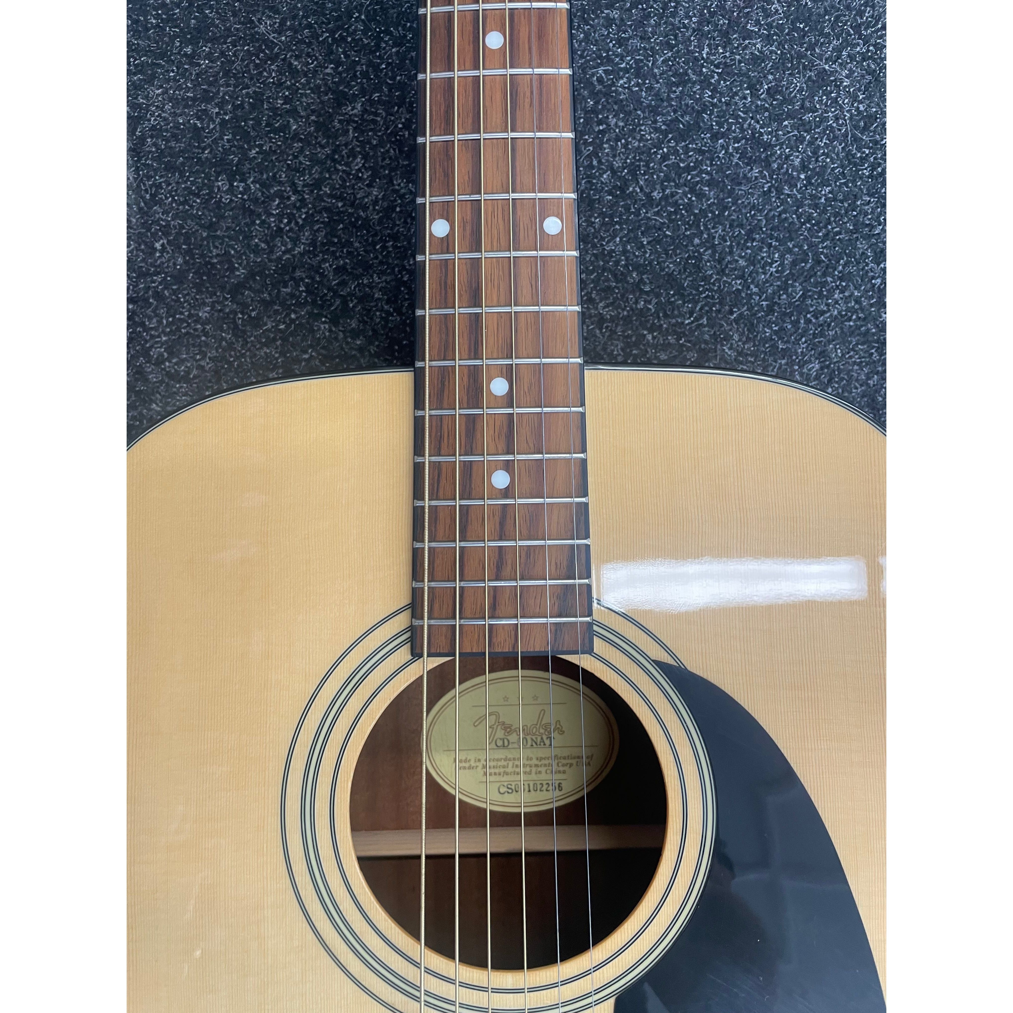 Fender CD-60 Acoustic Guitar in Natural Pre-Owned