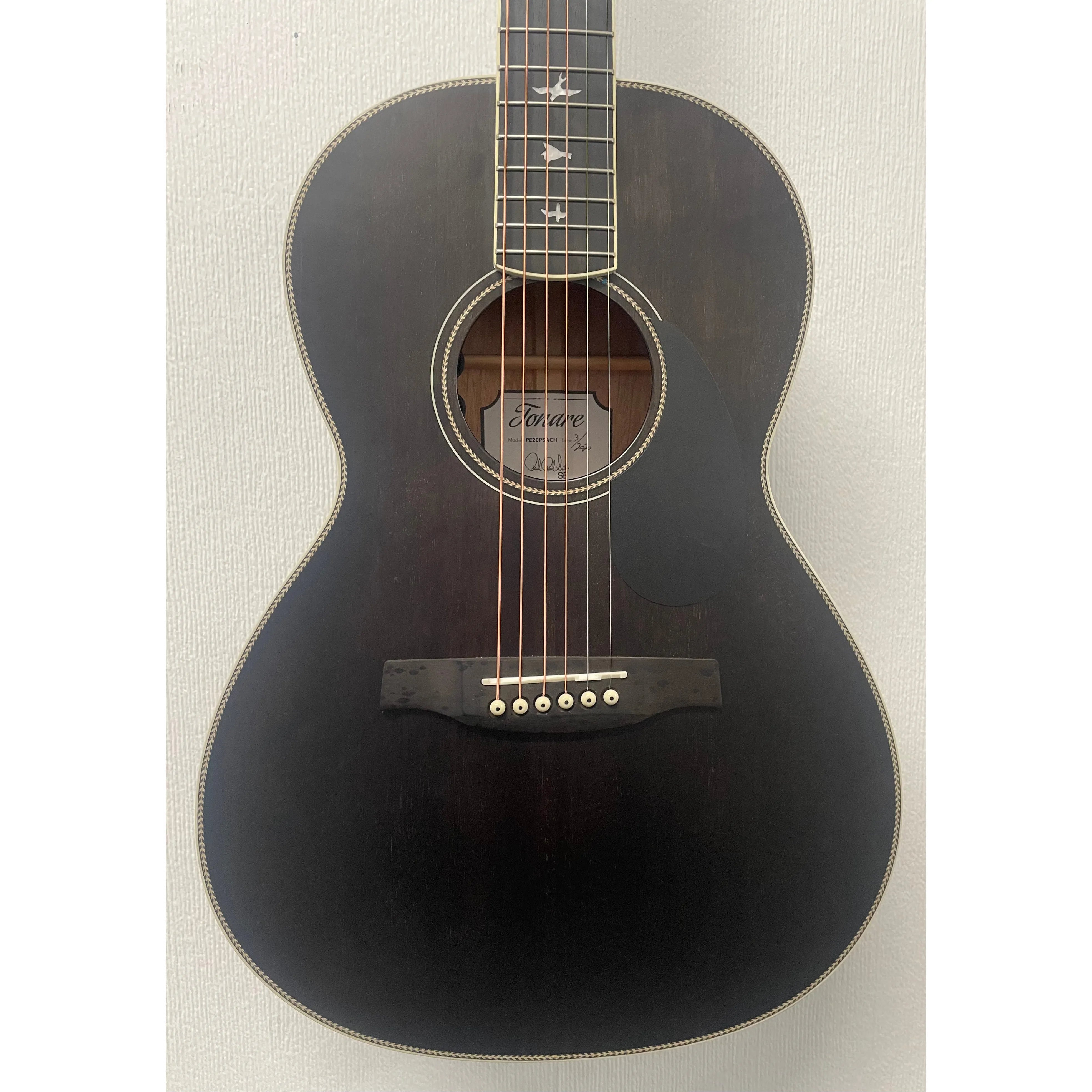 PRS SE Tonare Electro Acoustic Guitar PE20PSACH in Black with Original Gigbag Pre-Owned