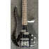 Gear4Music Chicago Short Scale 3/4 PJ Bass Guitar in Gloss Black Pre-Owned